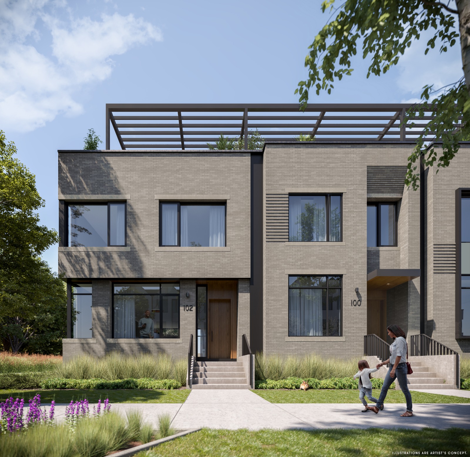 Brightwater Towns in Mississauga — rendering 5