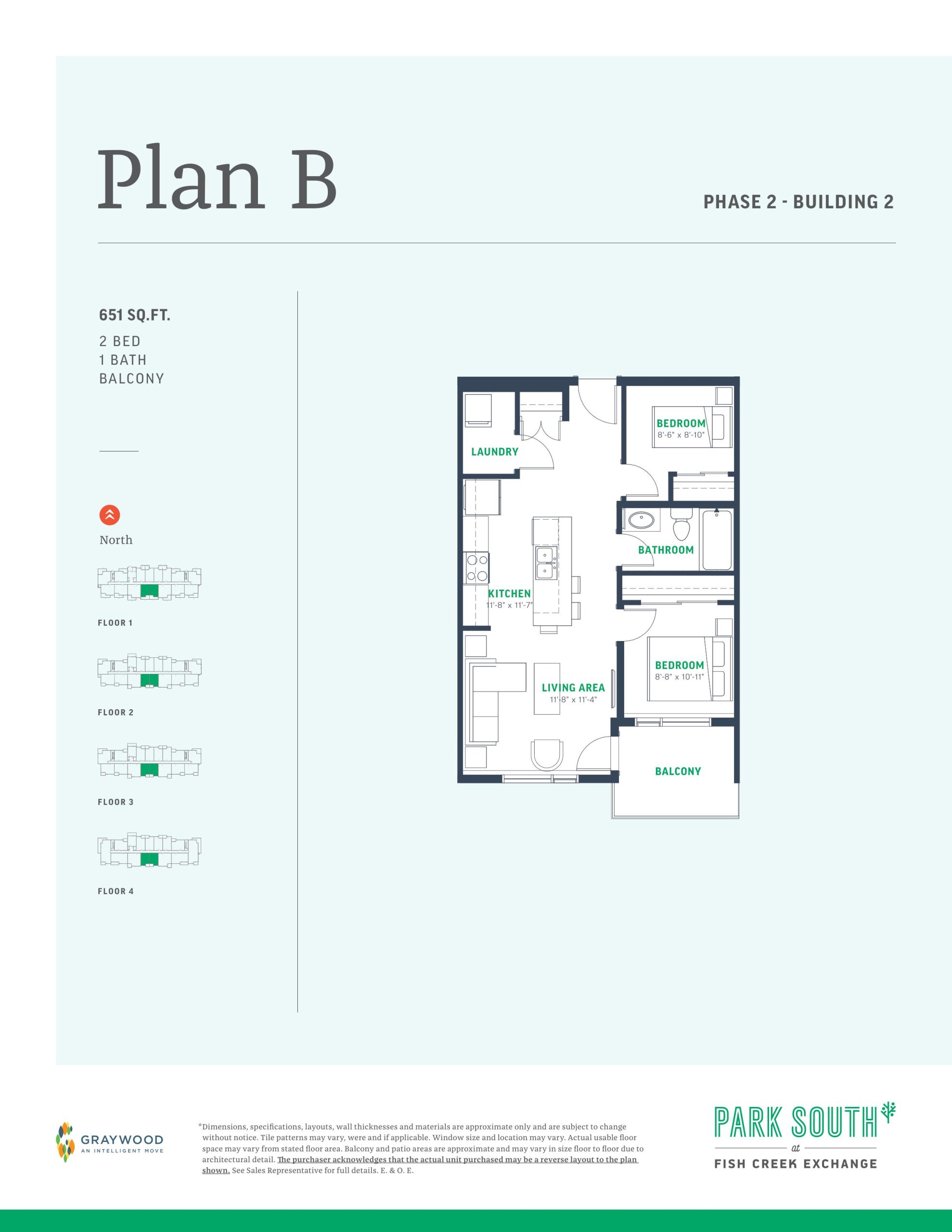 Plan B - Building 2 floor plan