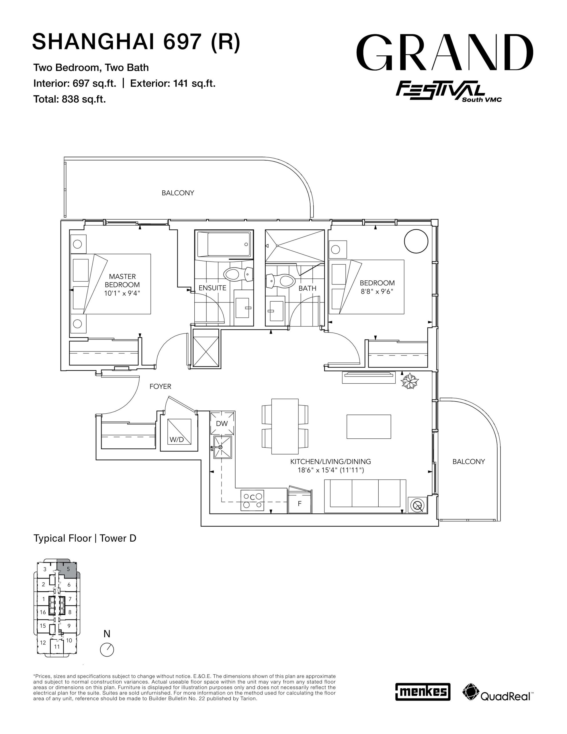 Shanghai 697 (R) floor plan