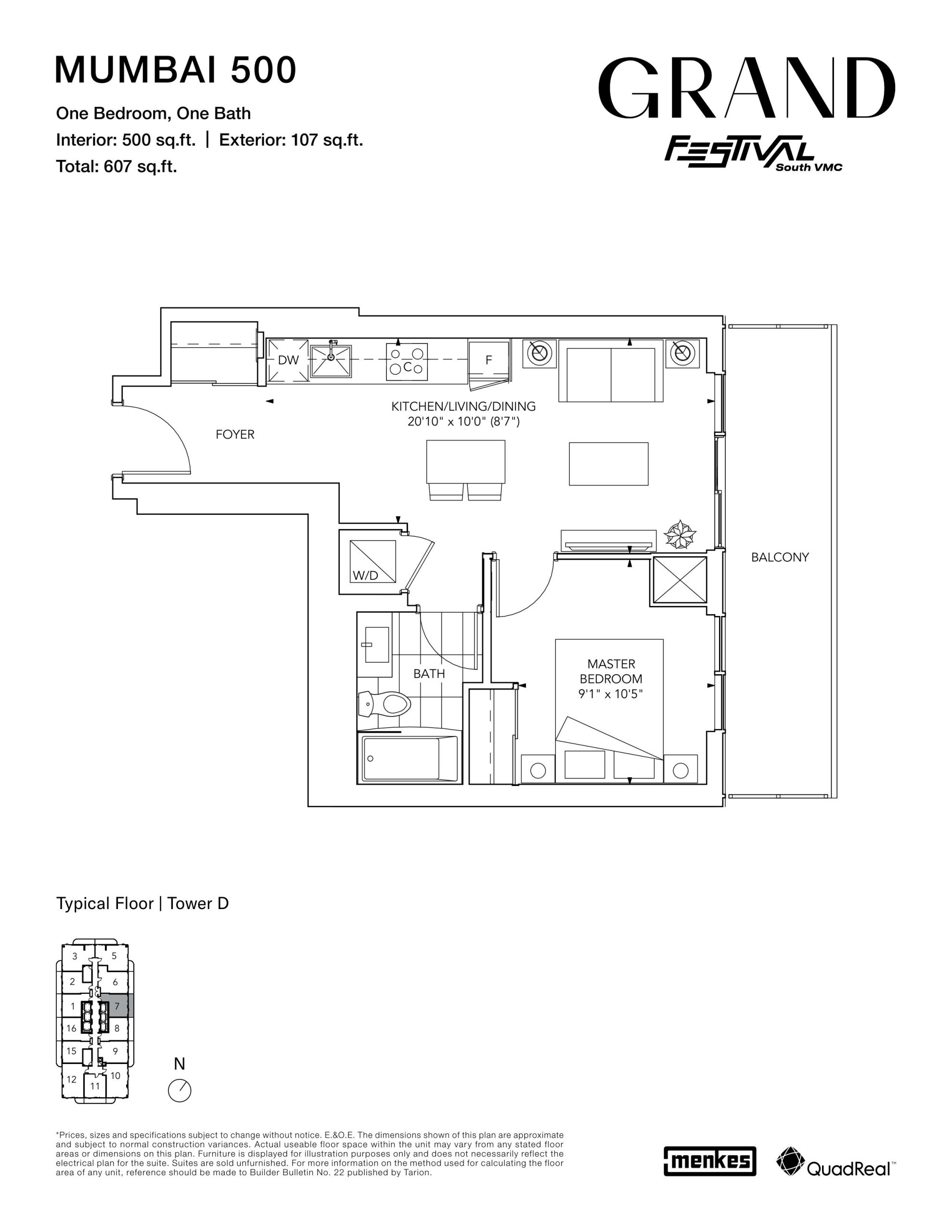 Mumbai 500 floor plan