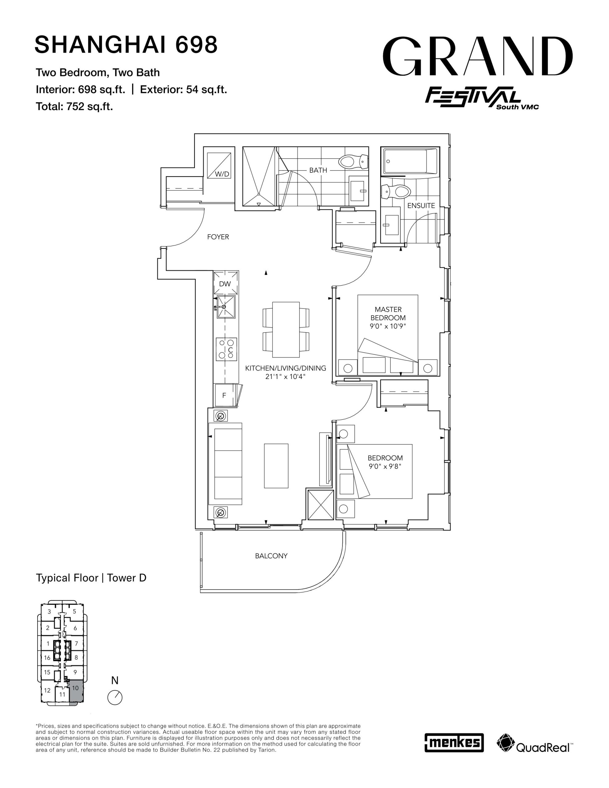 Shanghai 698 floor plan