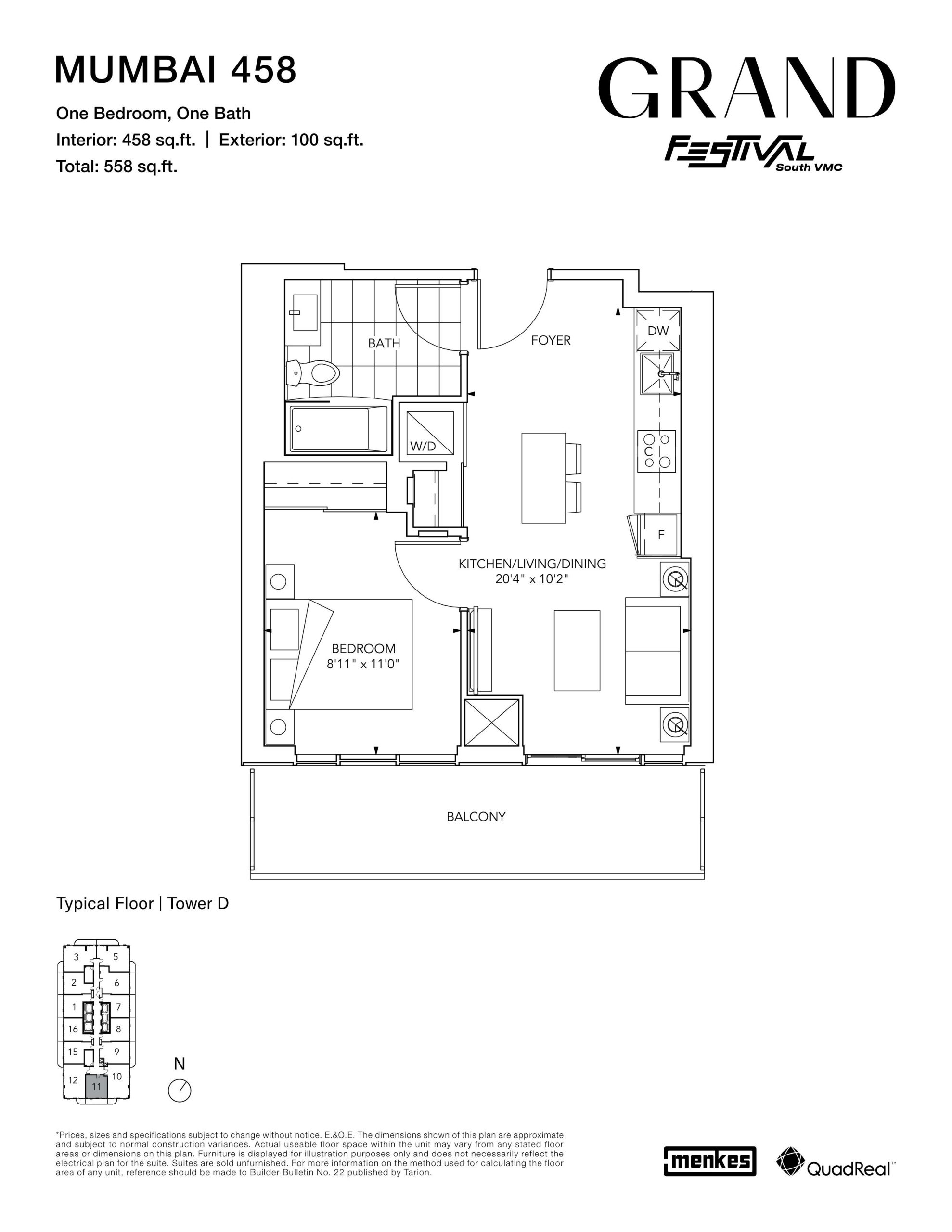 Mumbai 458 floor plan