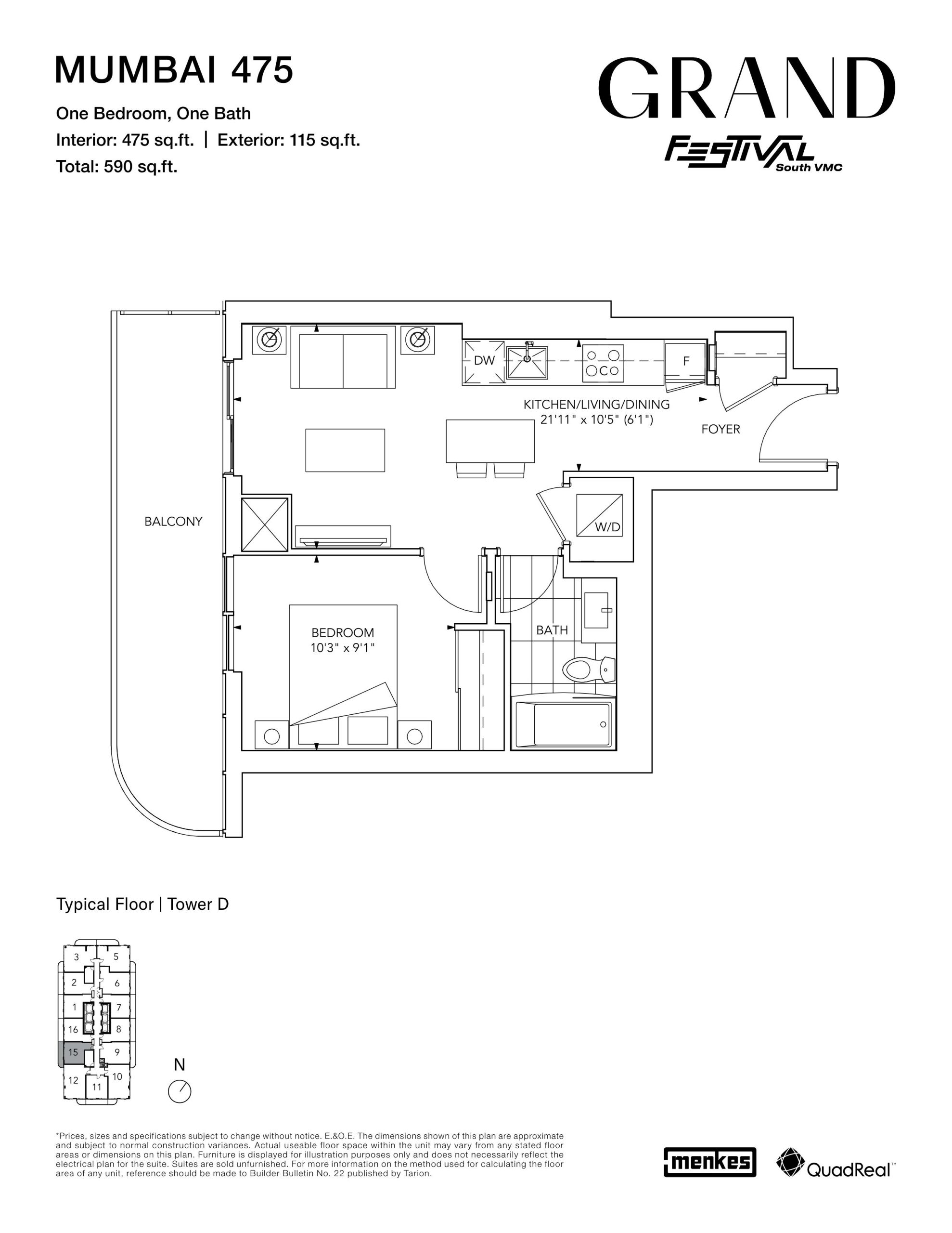 Mumbai 475 floor plan