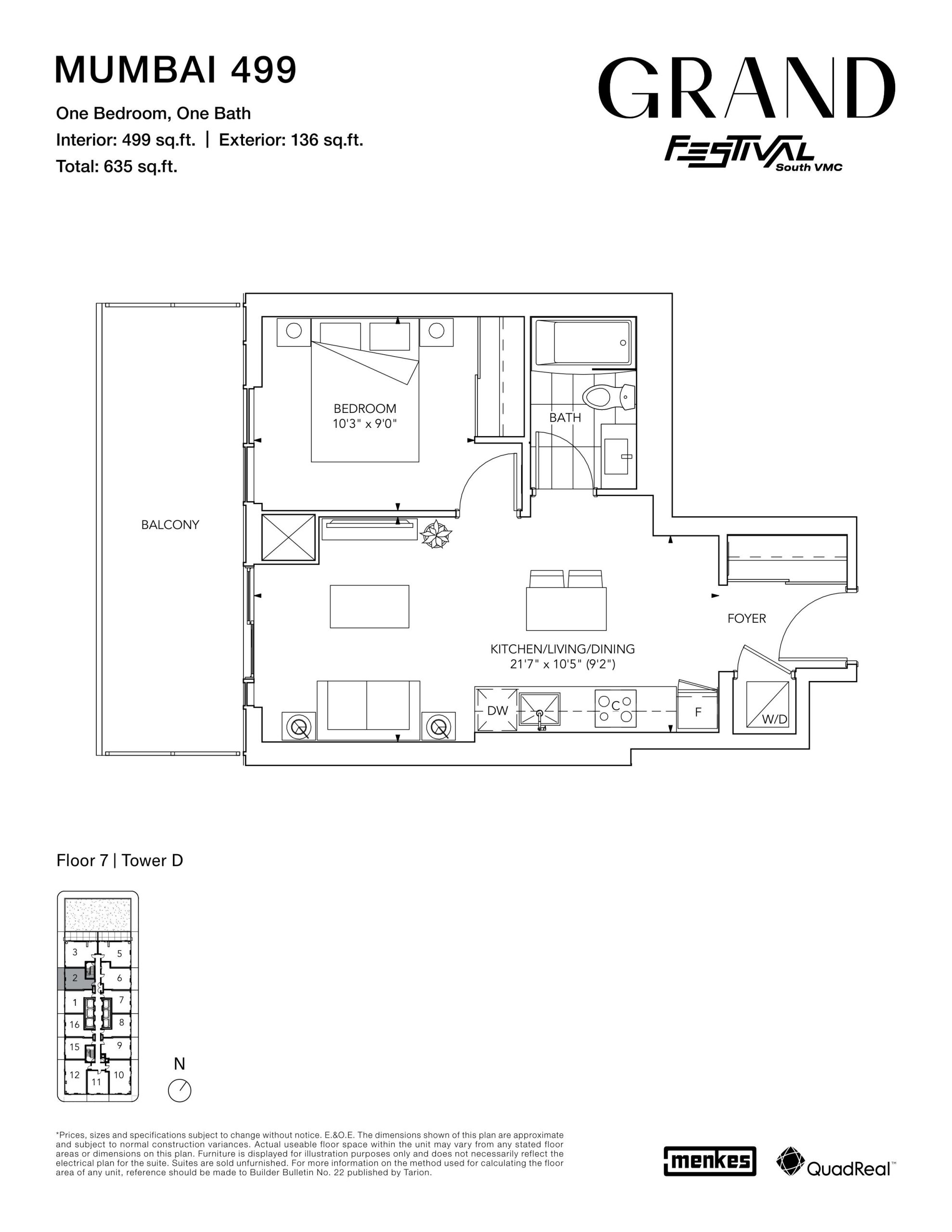 Mumbai 499 floor plan