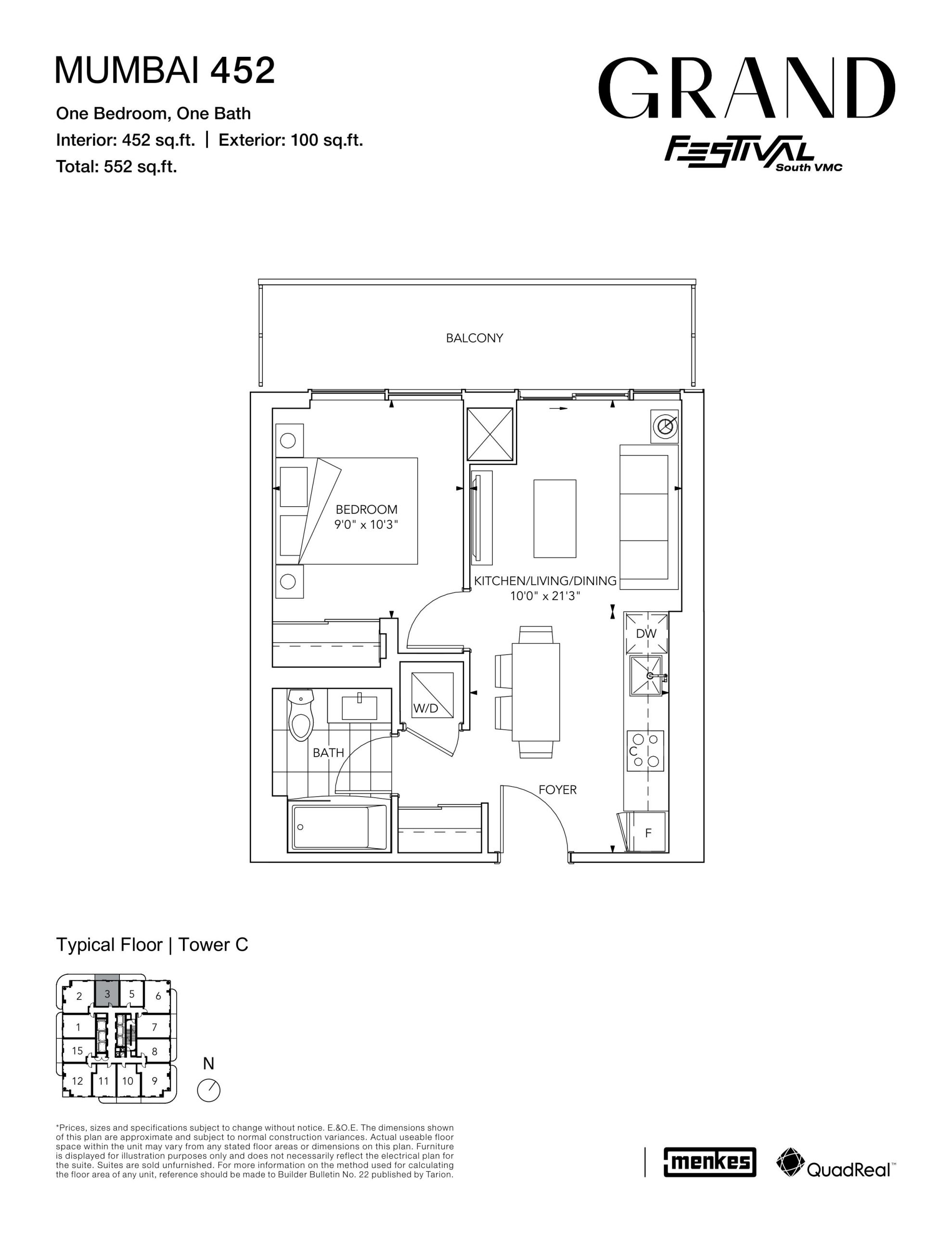 Mumbai 452 floor plan
