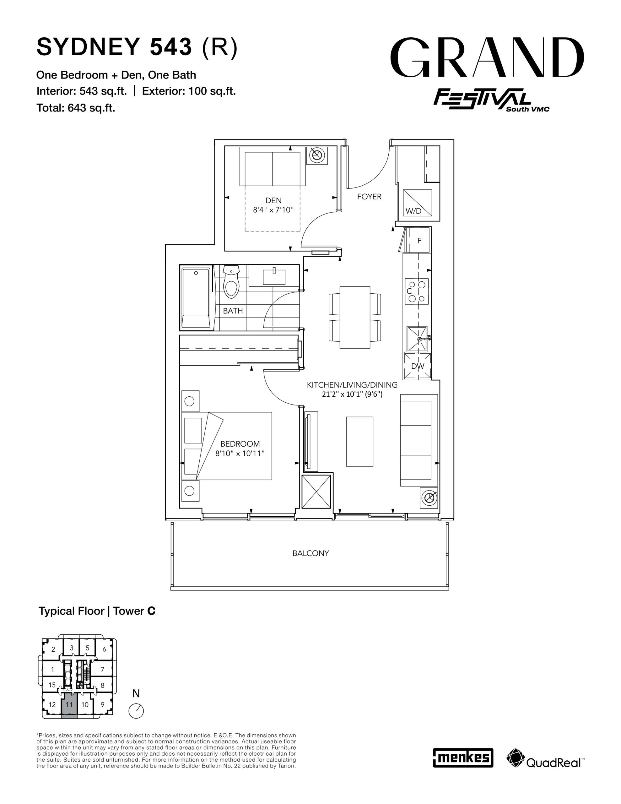 Sydney 543 (R) floor plan