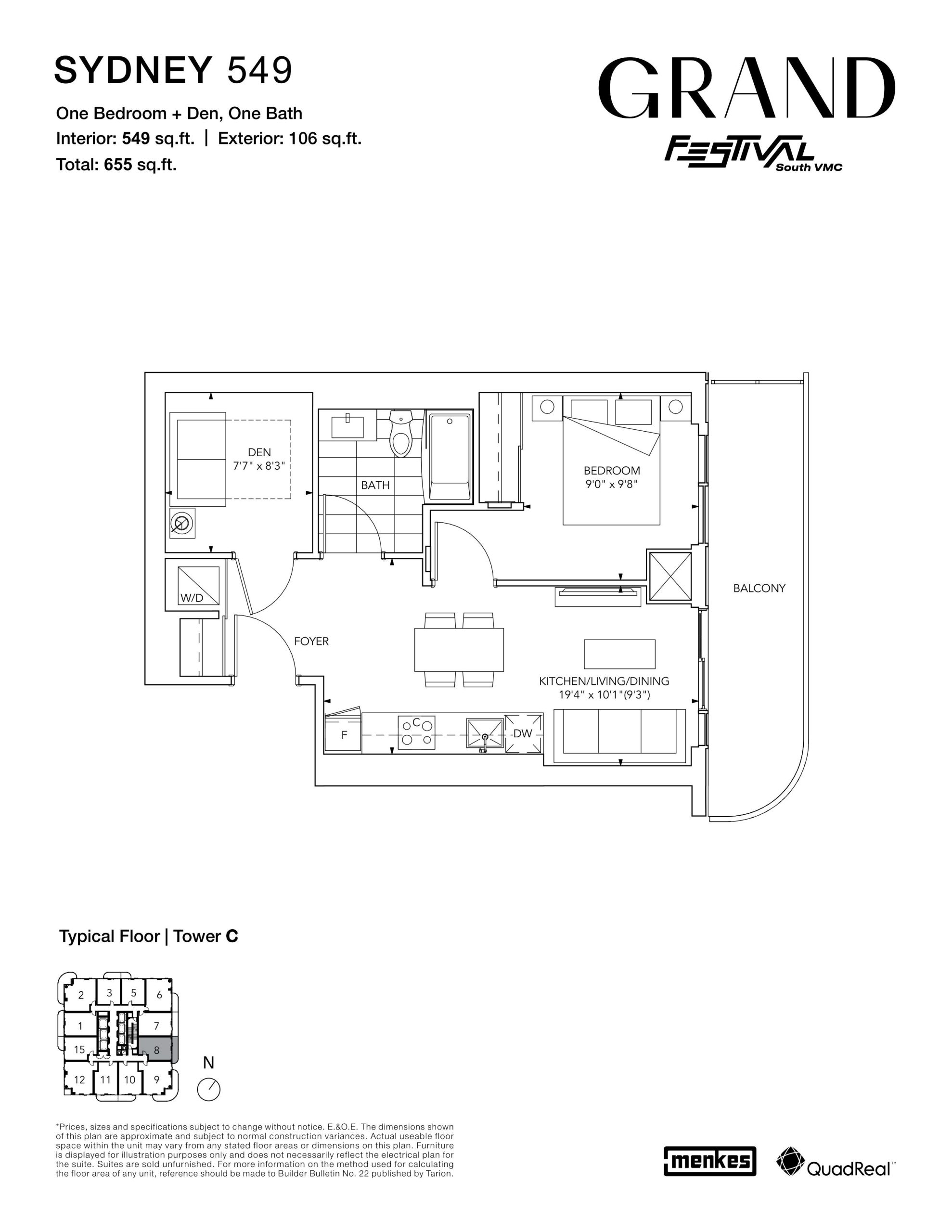 Sydney 549 floor plan