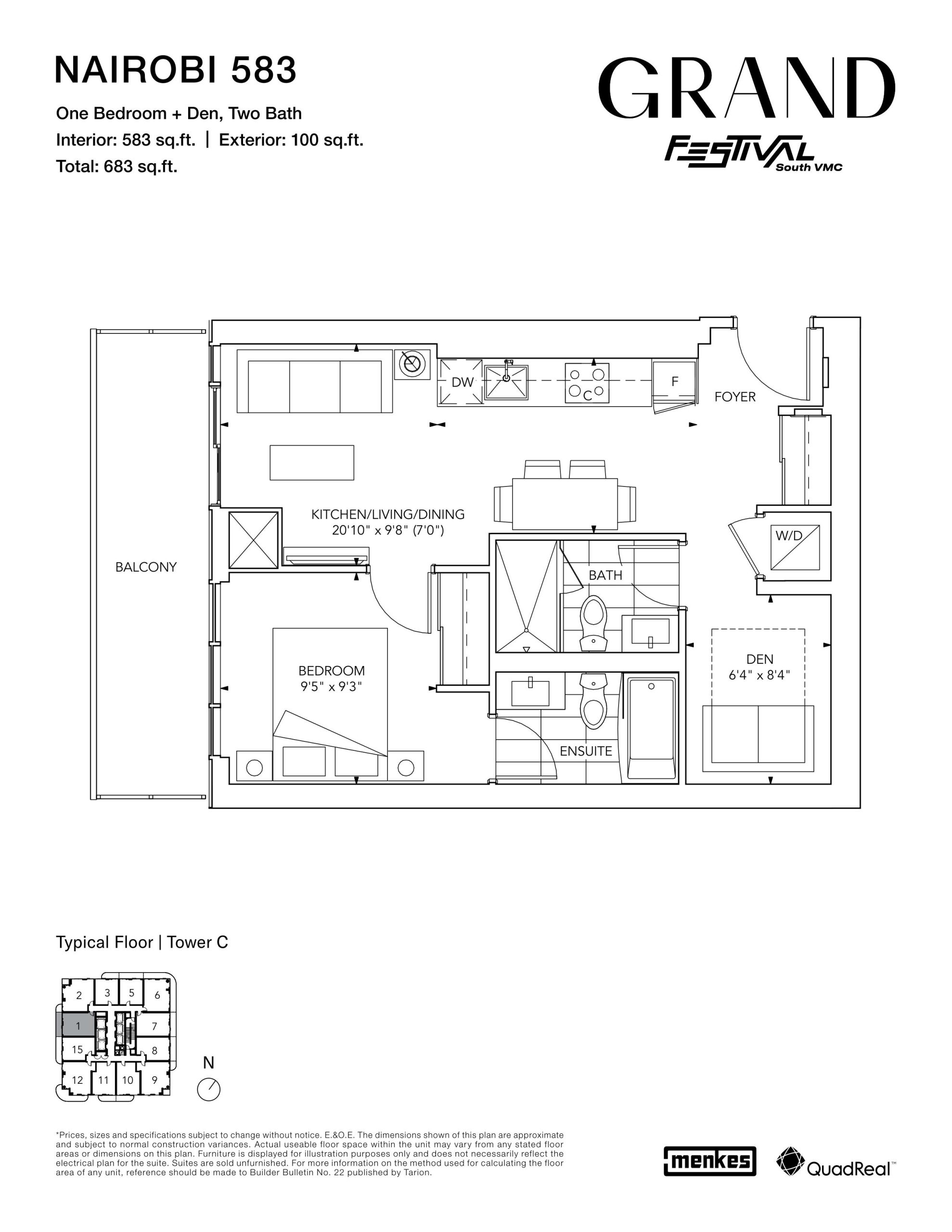 Nairobi 583 floor plan
