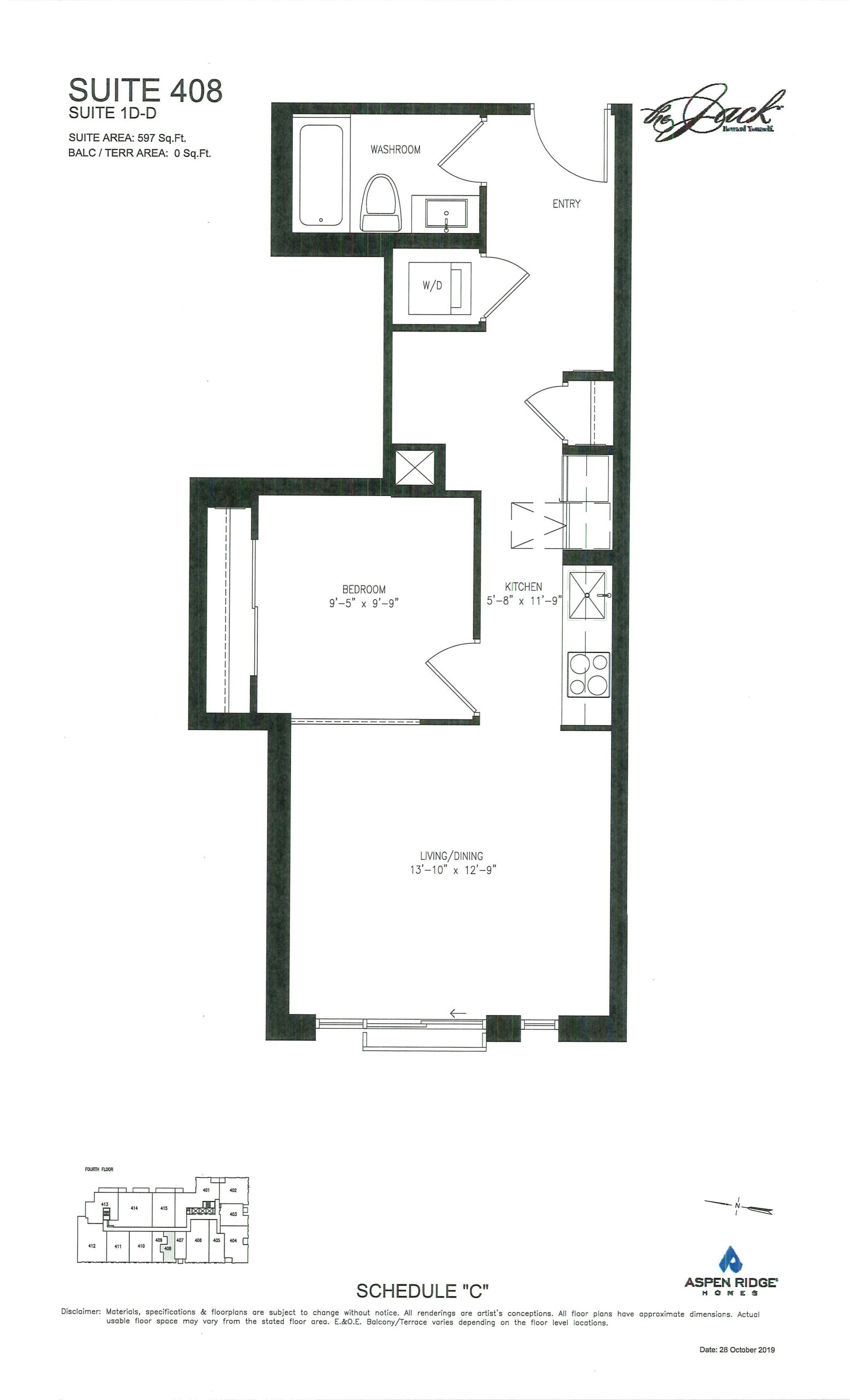 Suite 408 floor plan