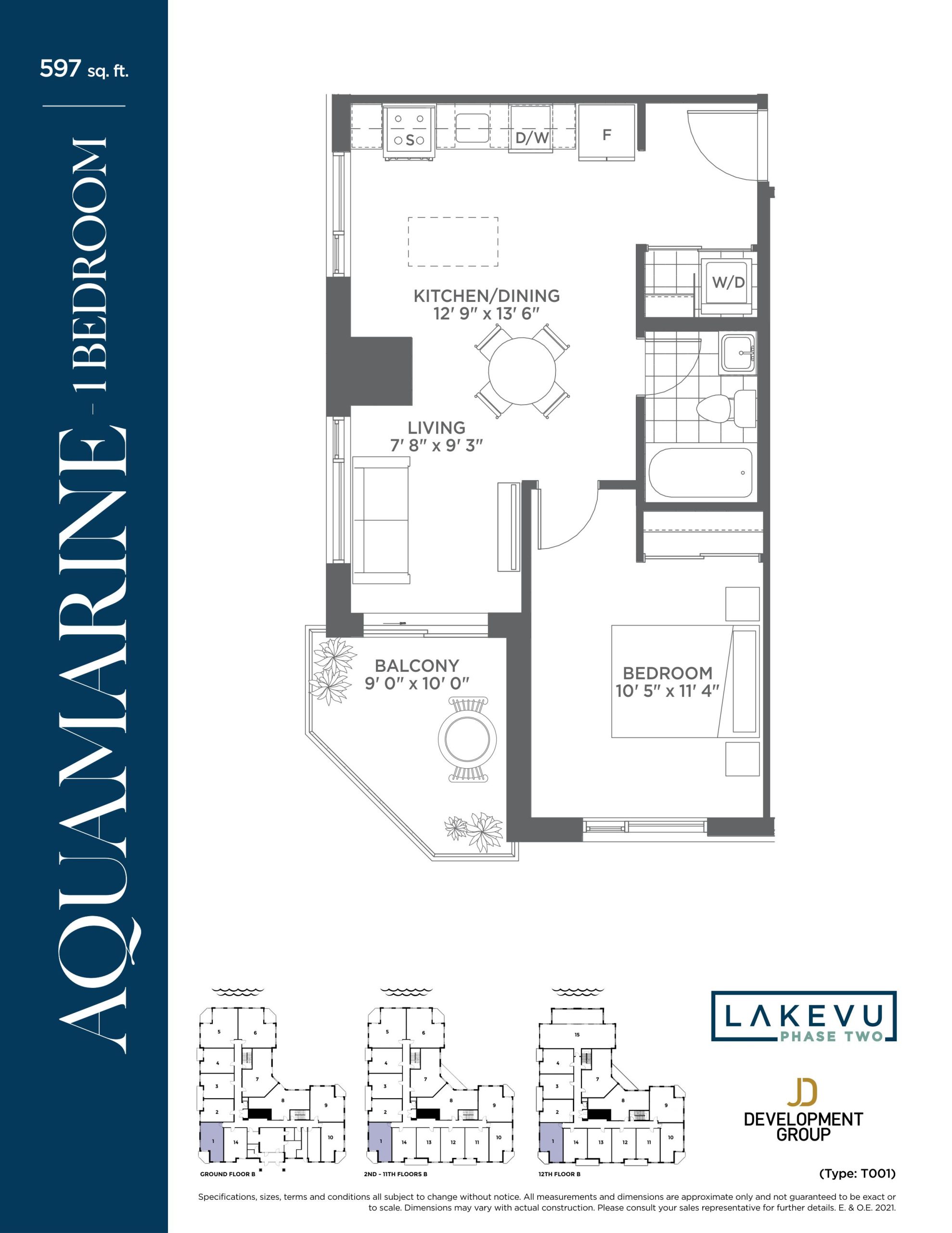 Aquamarine floor plan
