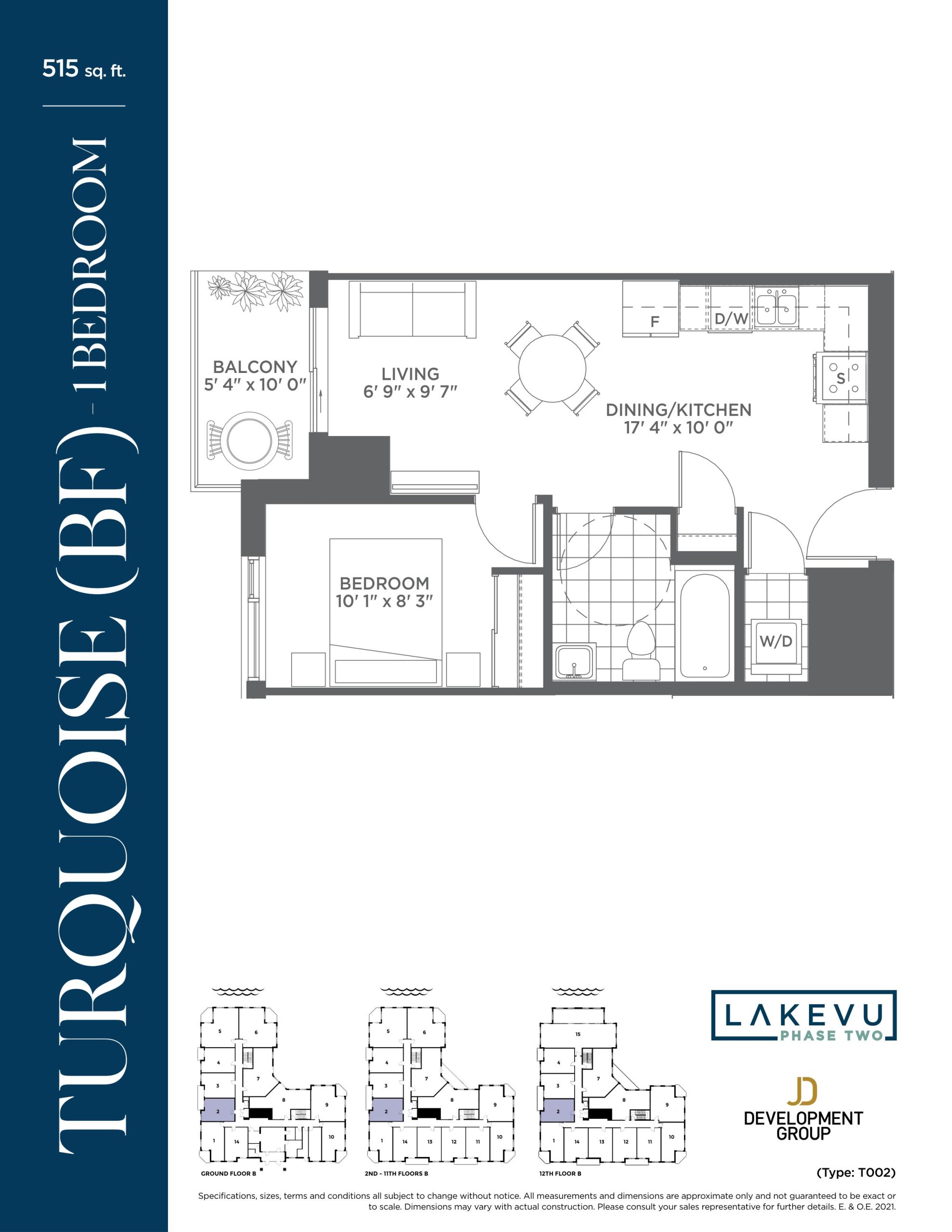 Turquoise (BF) floor plan