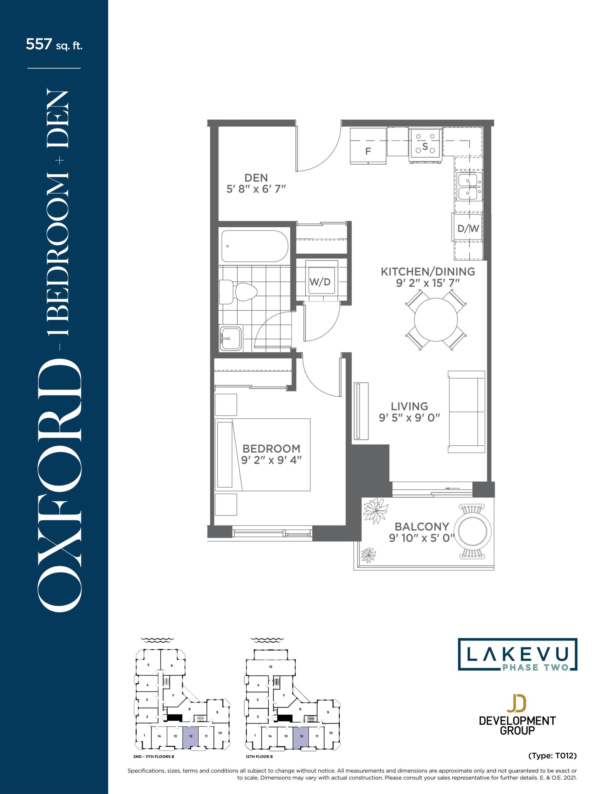 Oxford floor plan