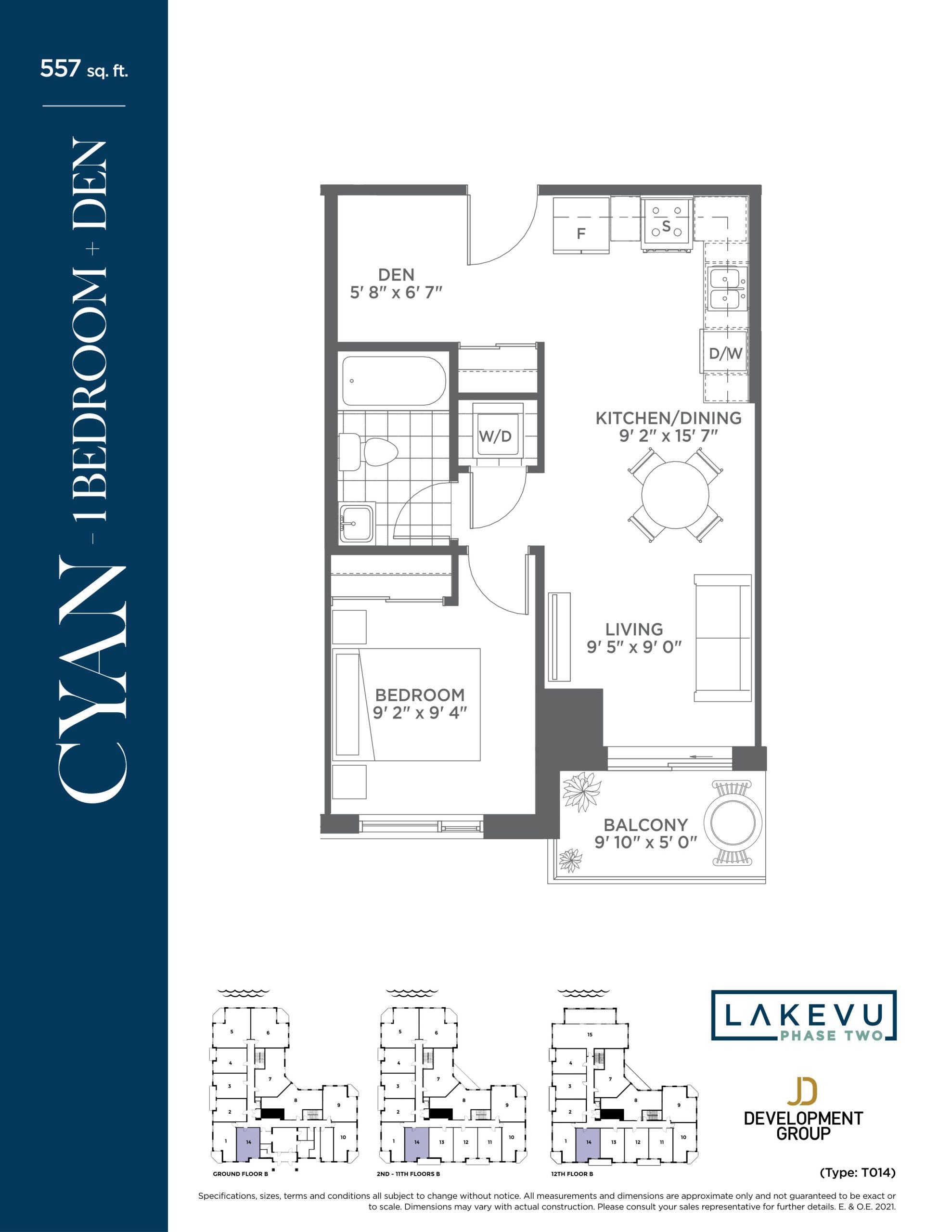 Cyan floor plan