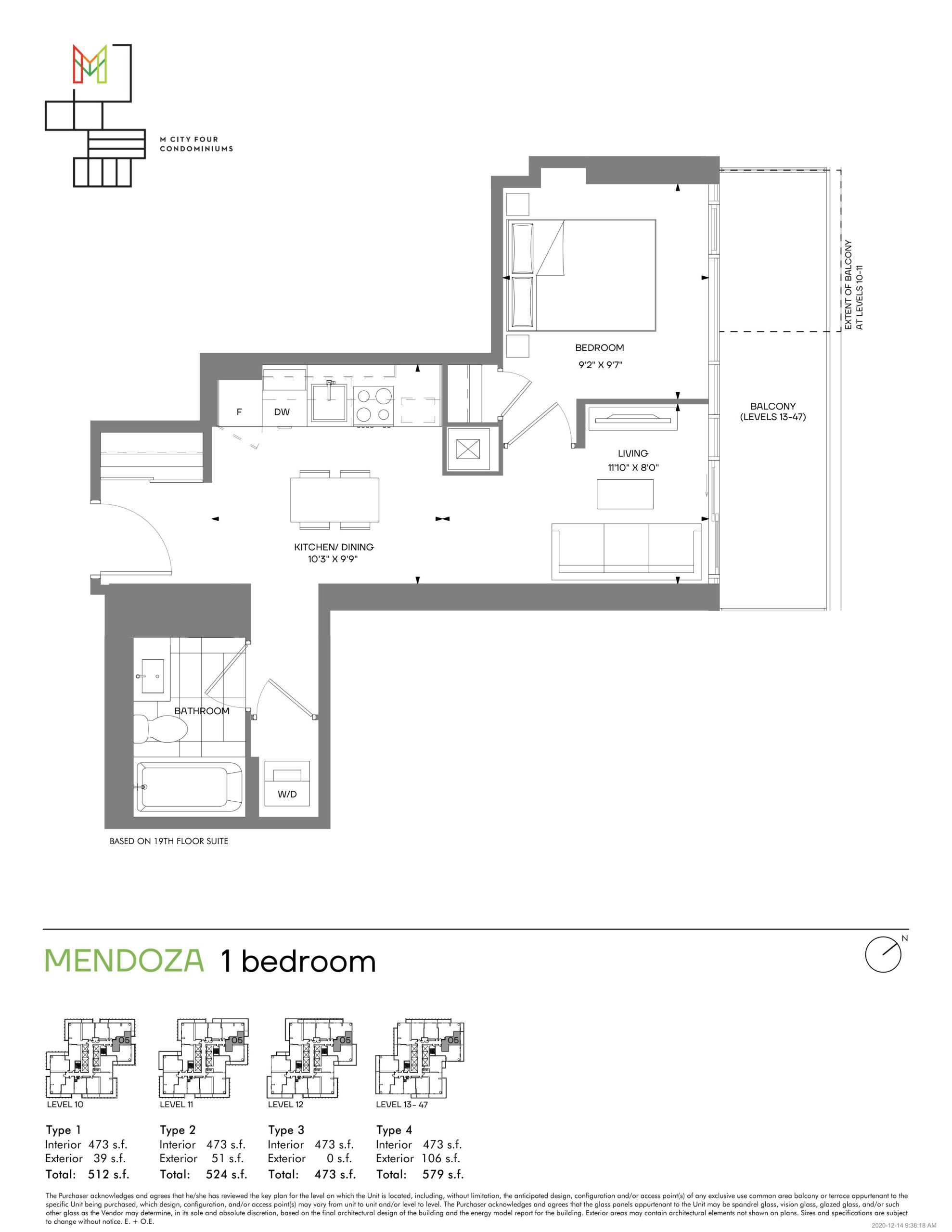 Mendoza (Tower) floor plan