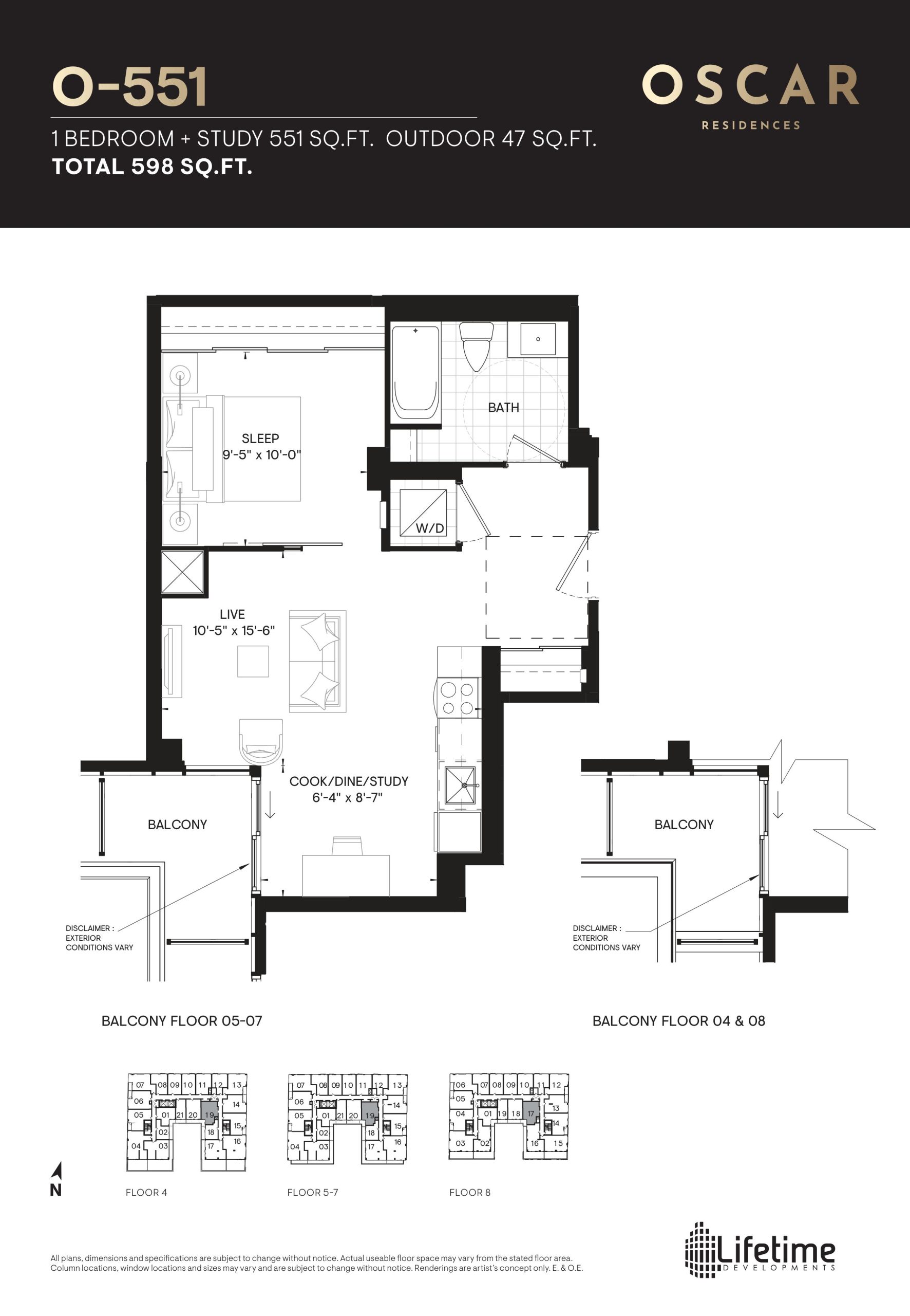 O-551 floor plan