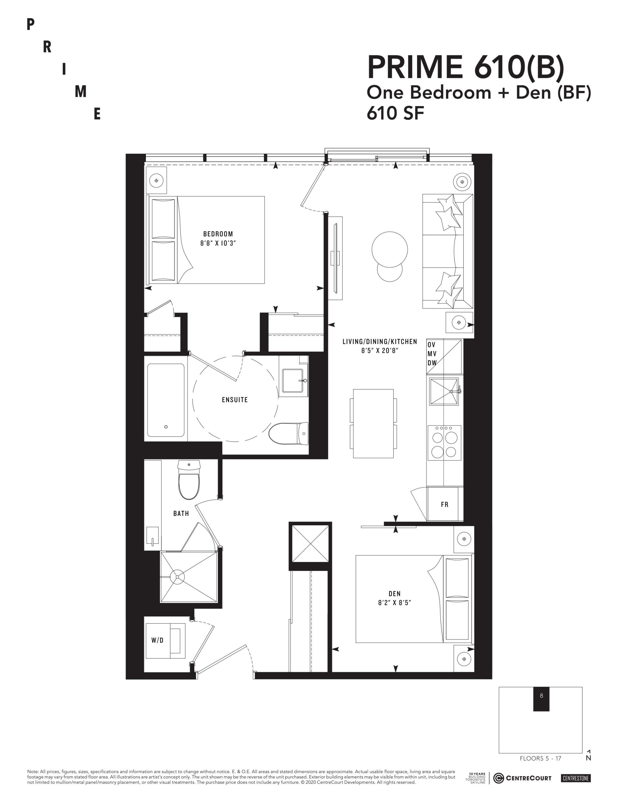 PRIME 610(B) floor plan