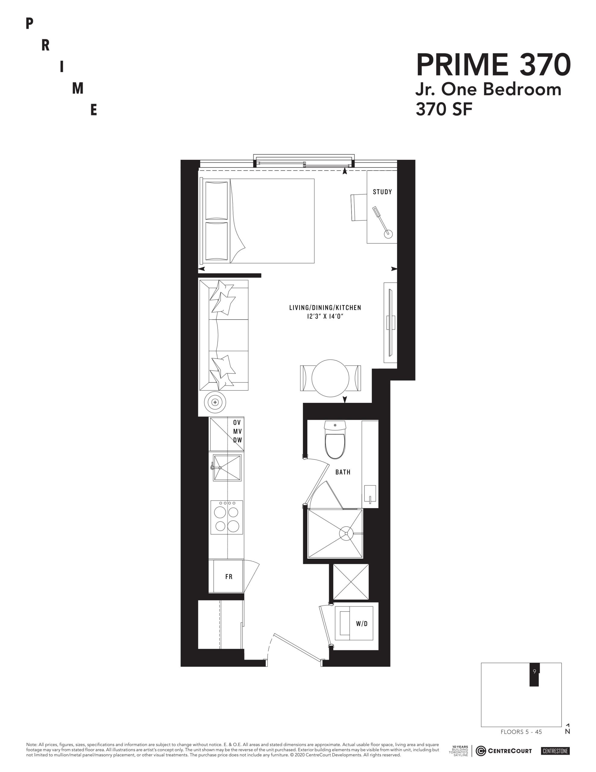 PRIME 370 floor plan