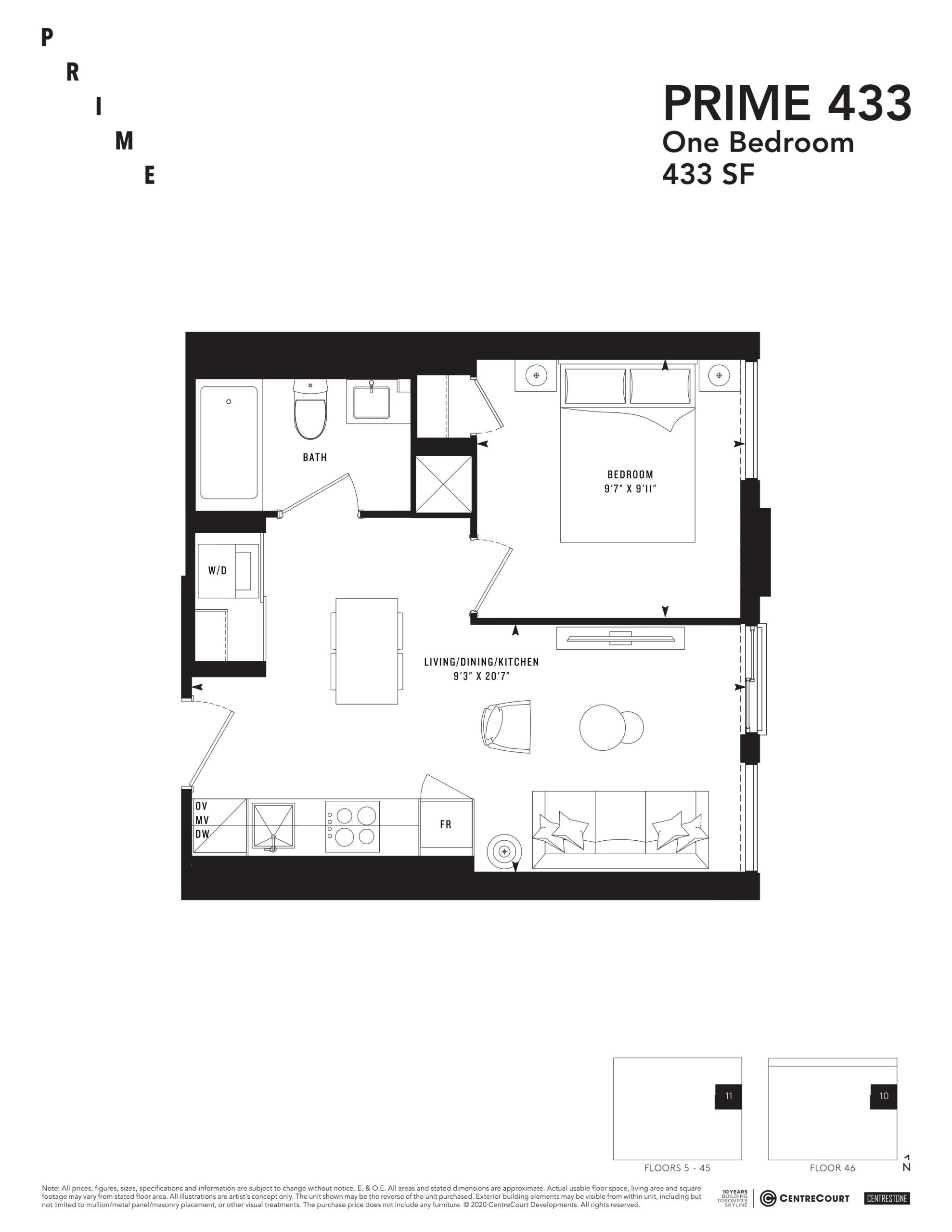 PRIME 433 floor plan