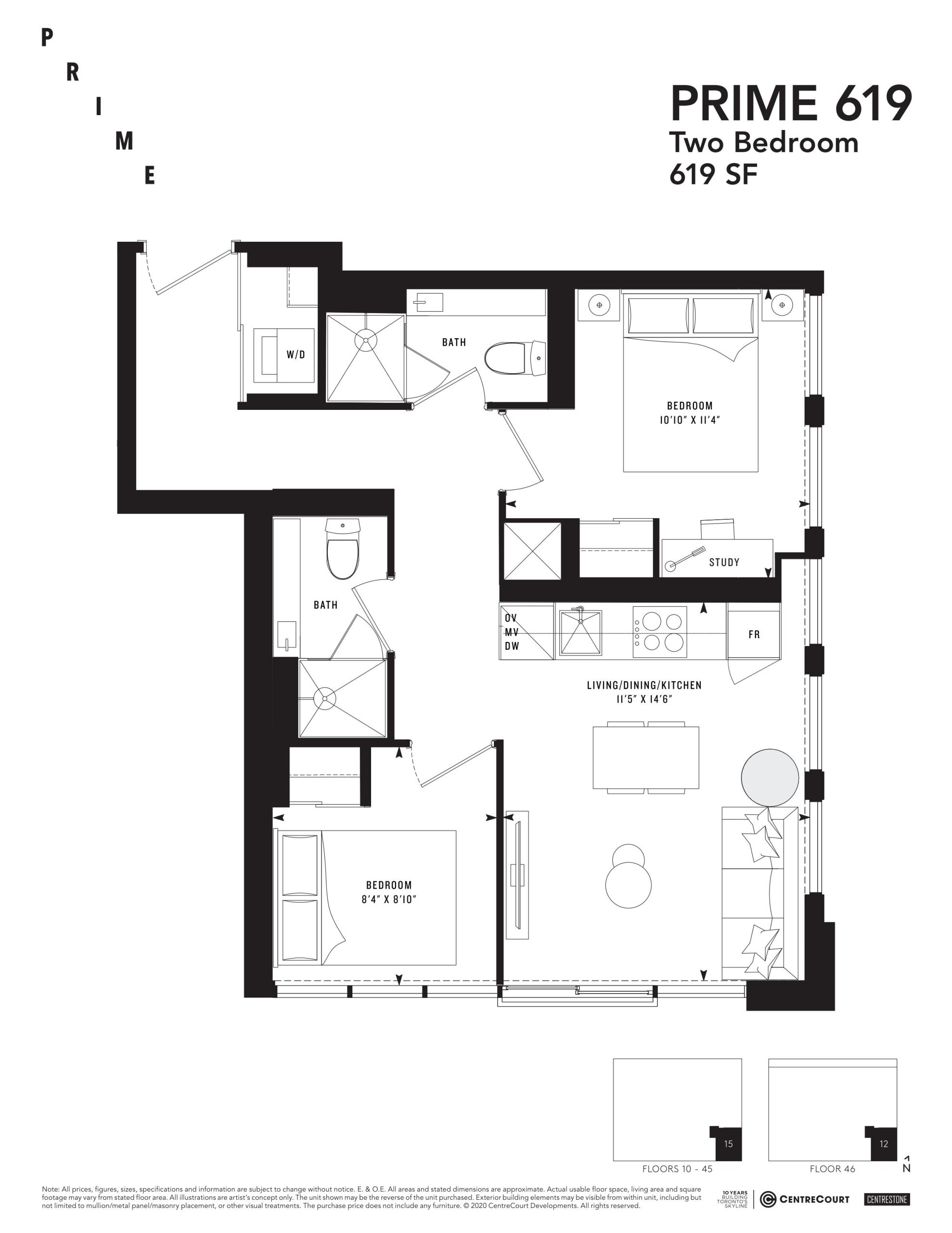 PRIME 619 floor plan