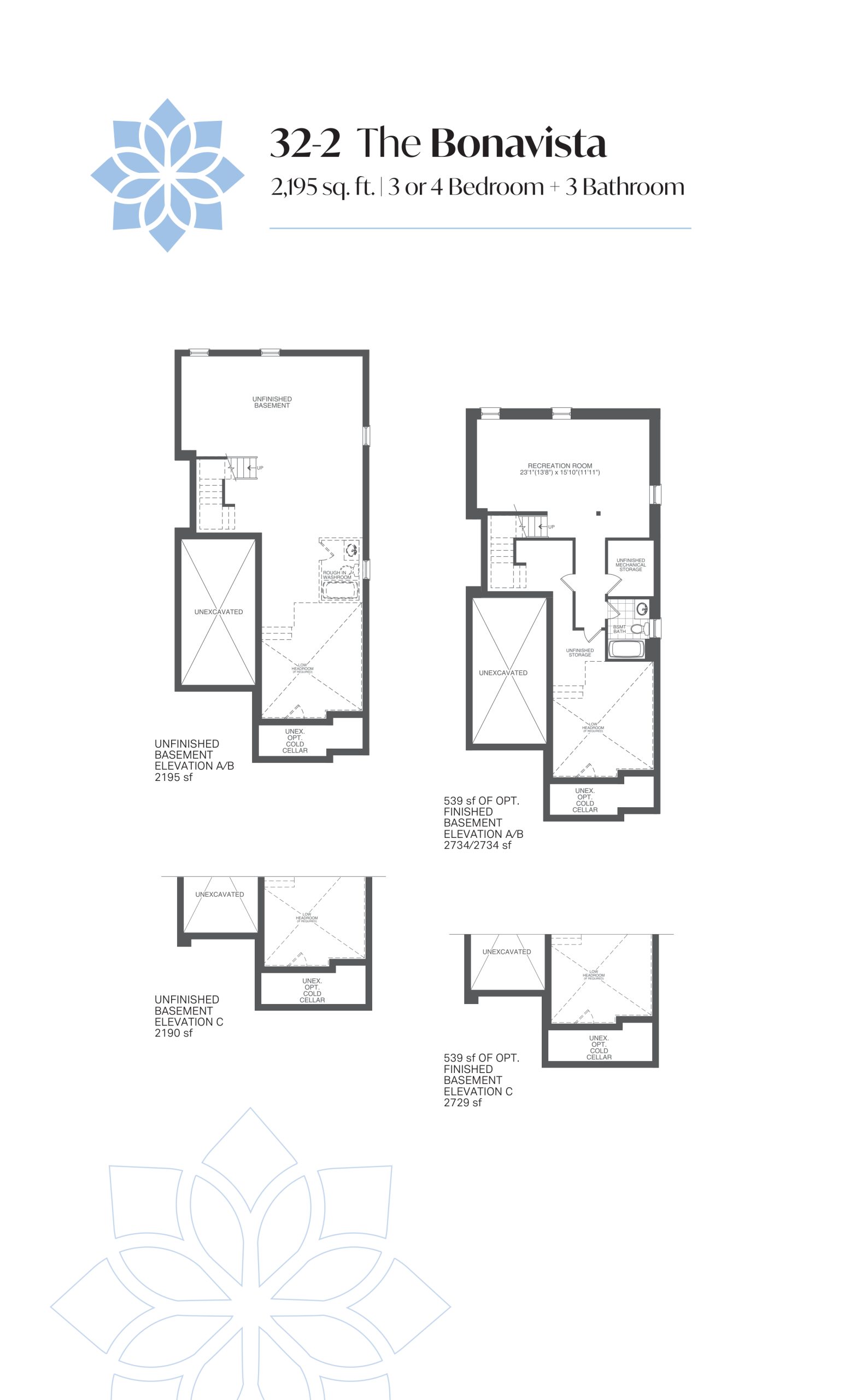 The Bonavista floor plan