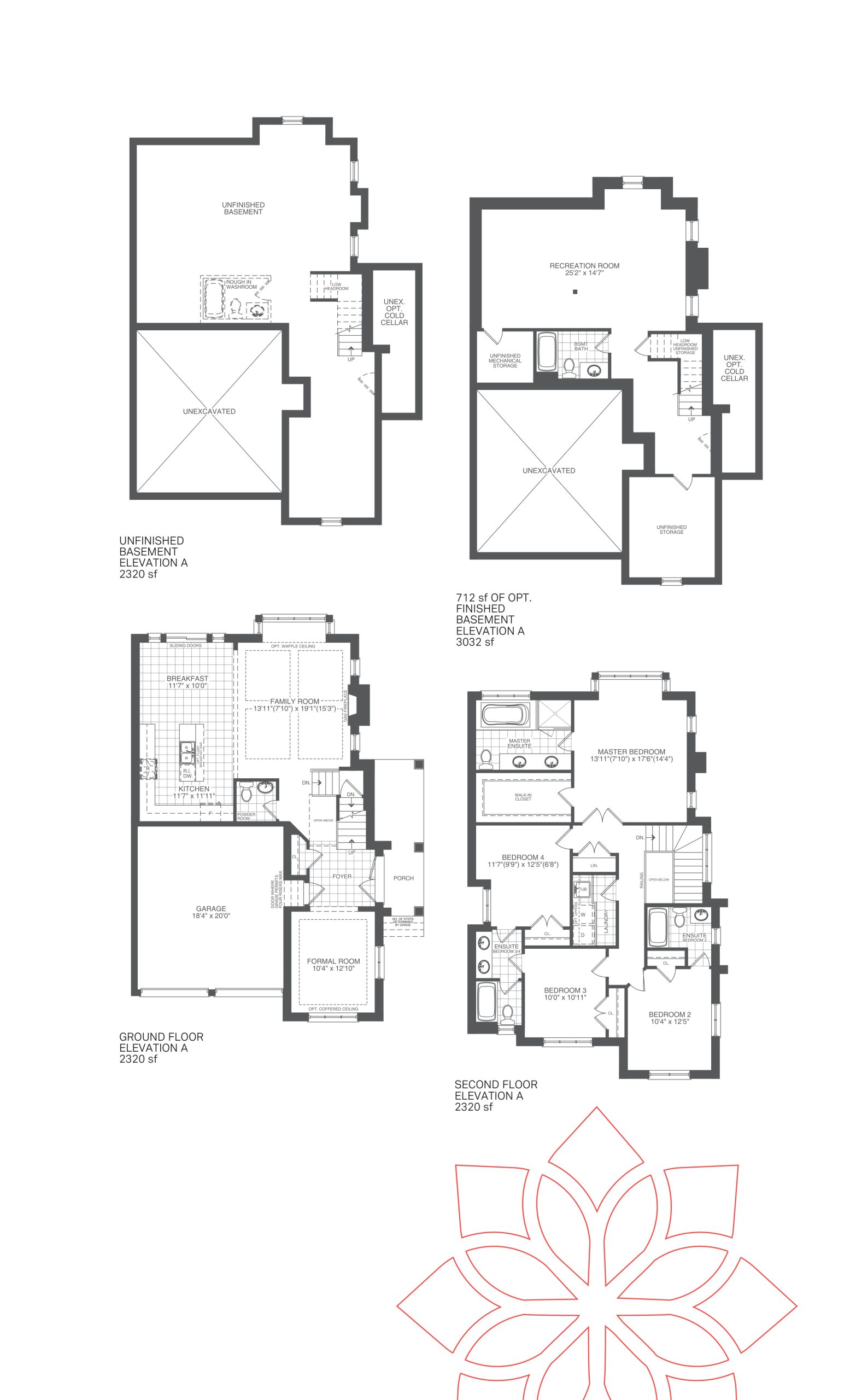 The Summerside - Corner floor plan