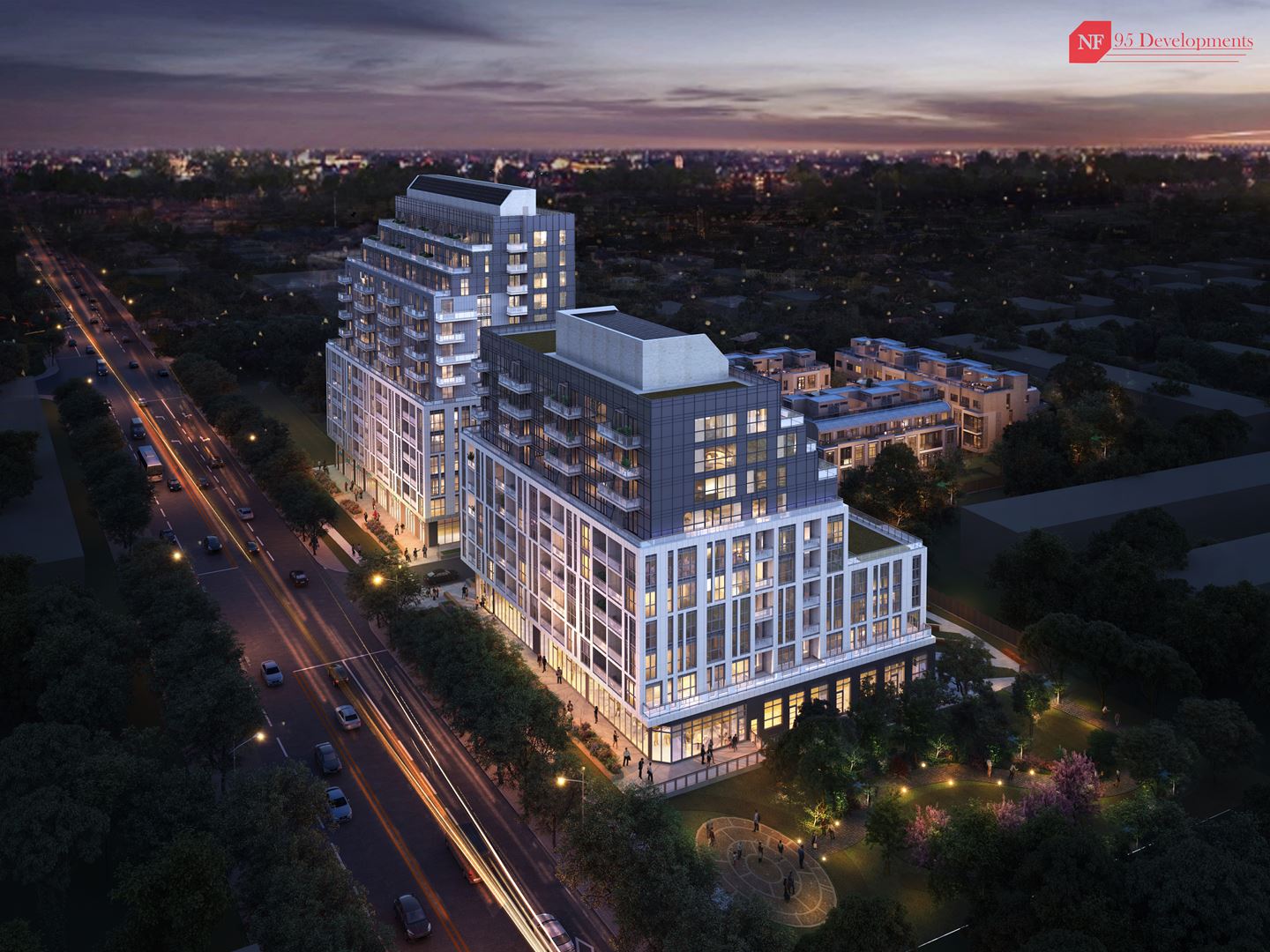The Garden Series On Sheppard Condos, Toronto. Artist’s rendering.