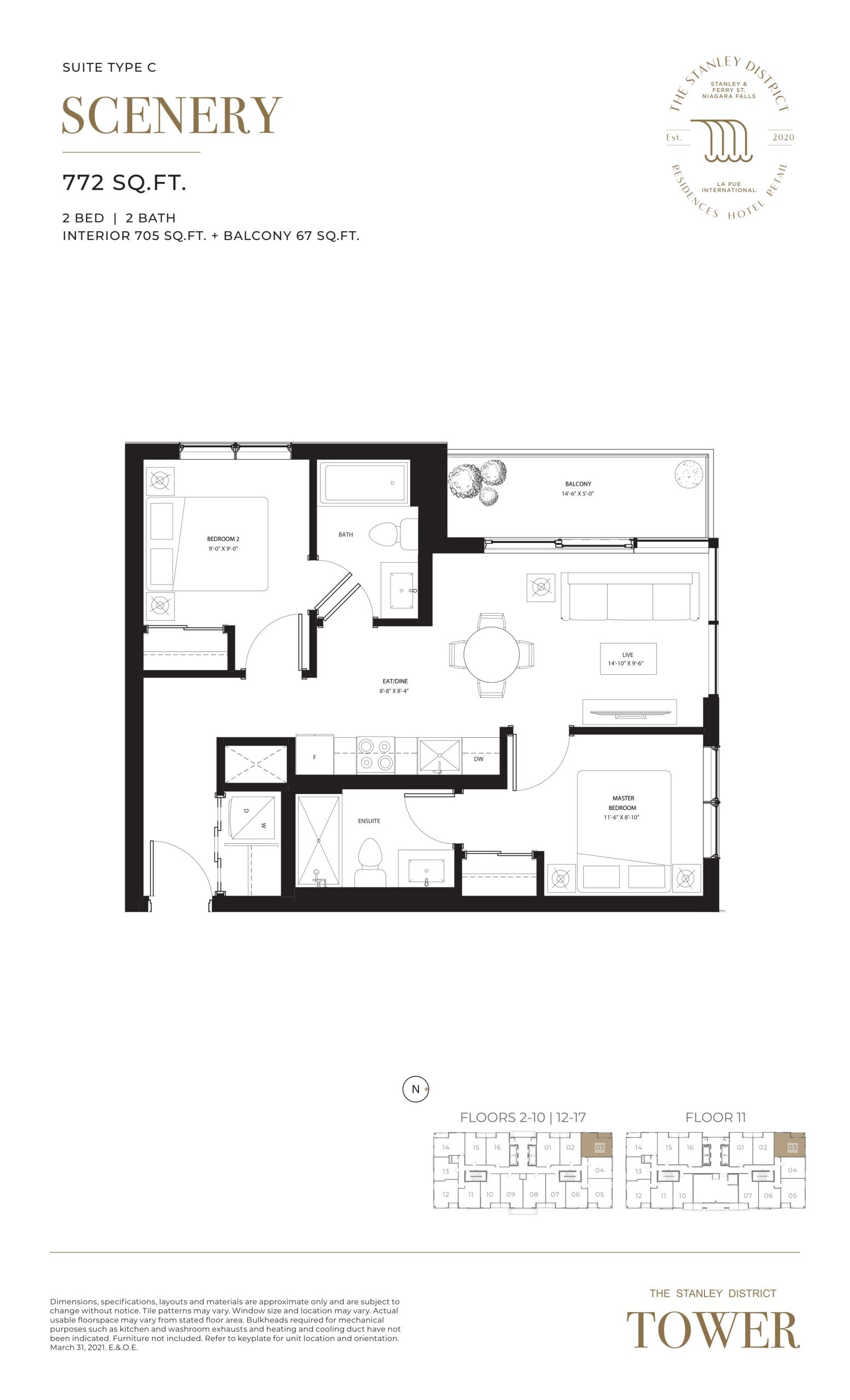 Scenery floor plan