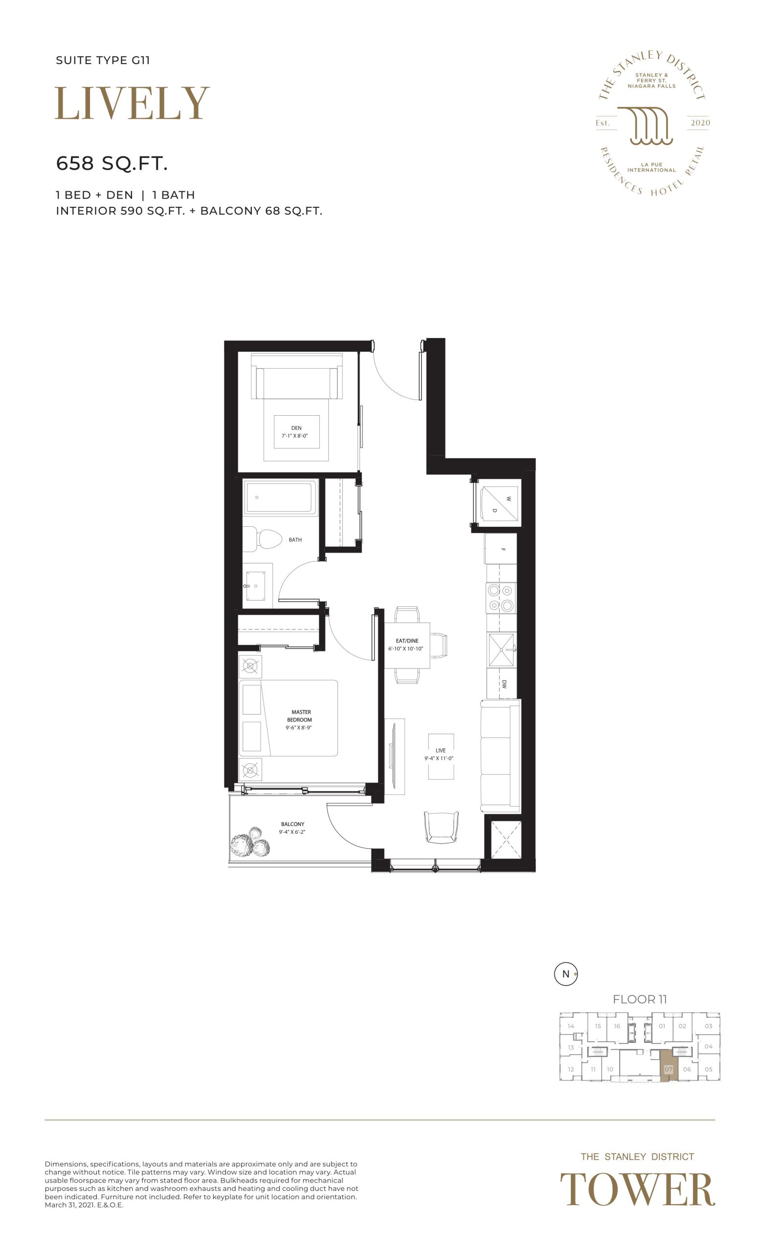 Lively floor plan