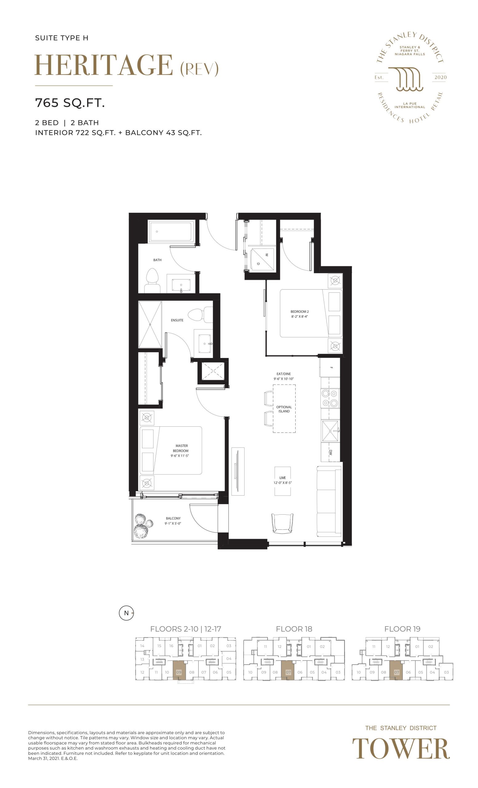 Heritage (Rev) floor plan