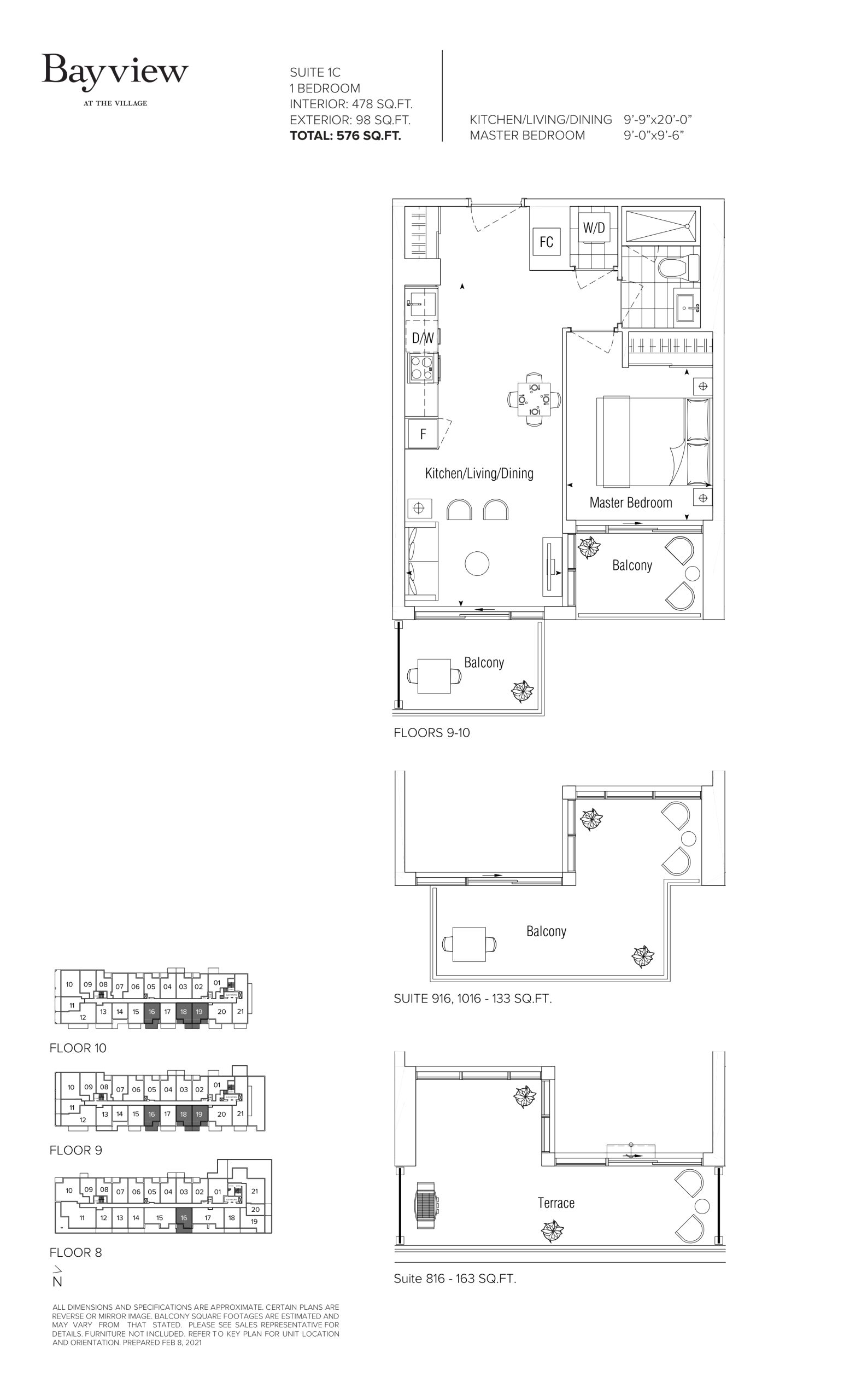 1C floor plan