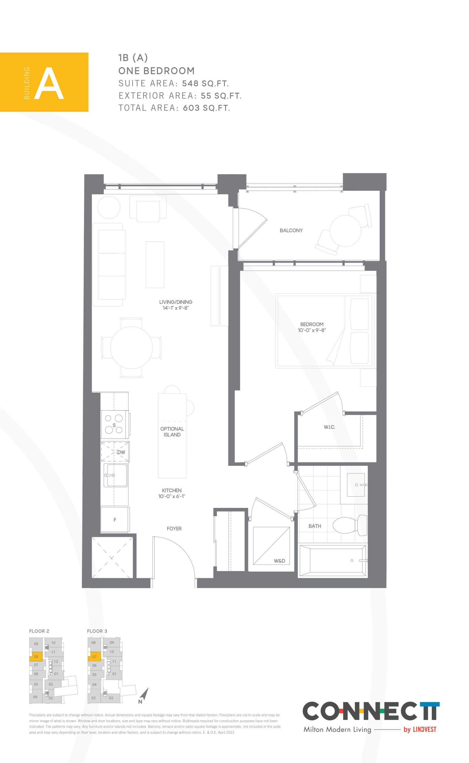 1B (A) floor plan