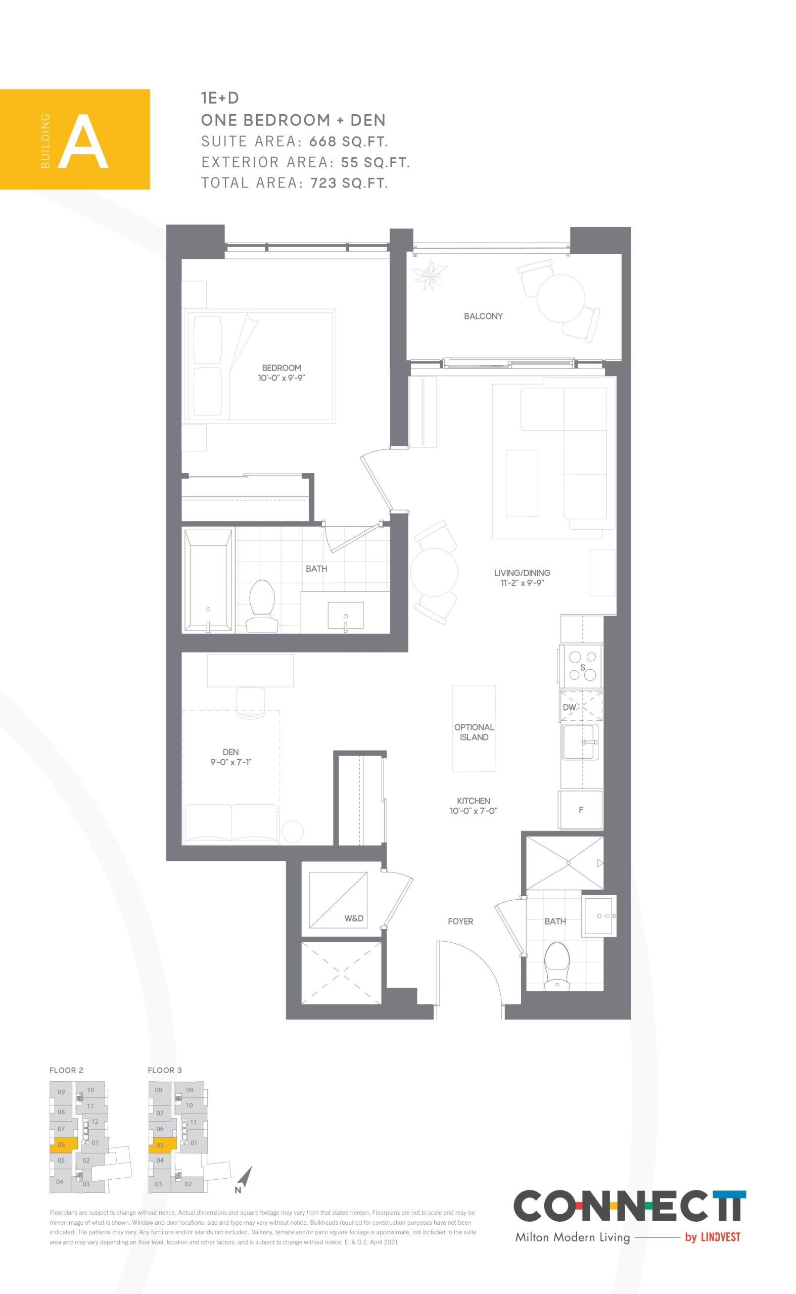 1E+D floor plan