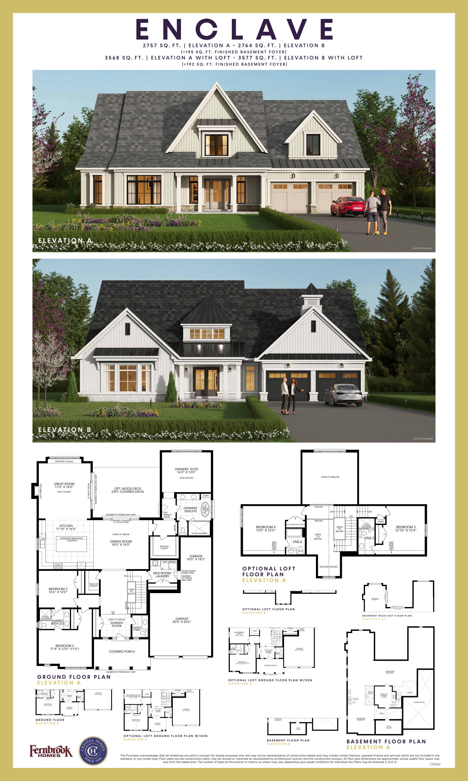 Enclave floor plan