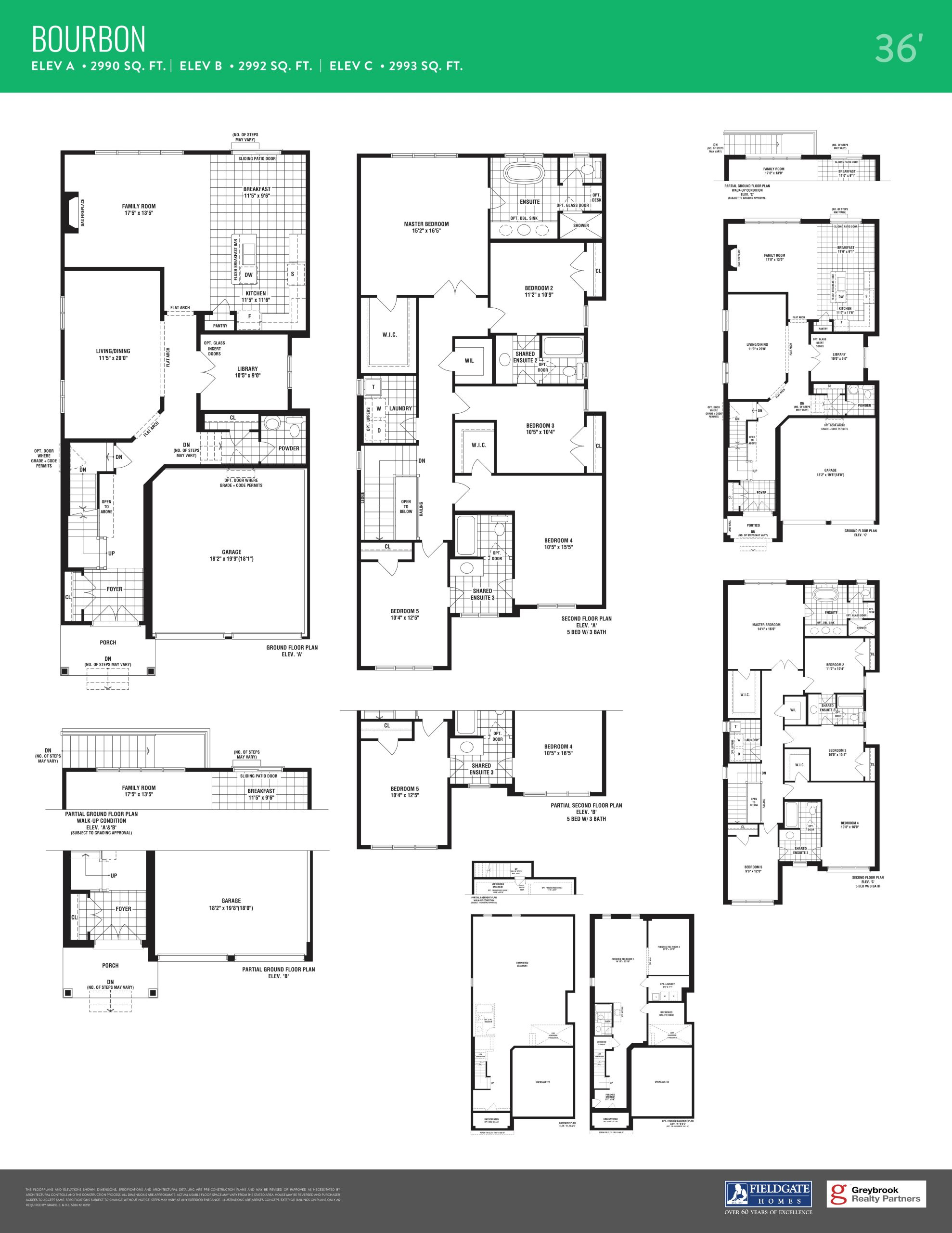 Bourbon floor plan