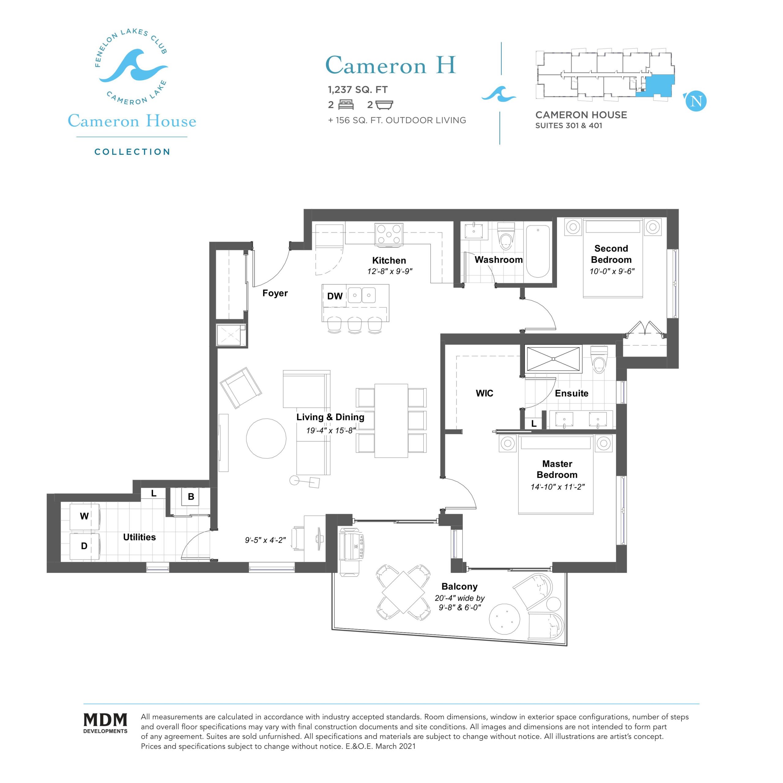 Cameron H floor plan