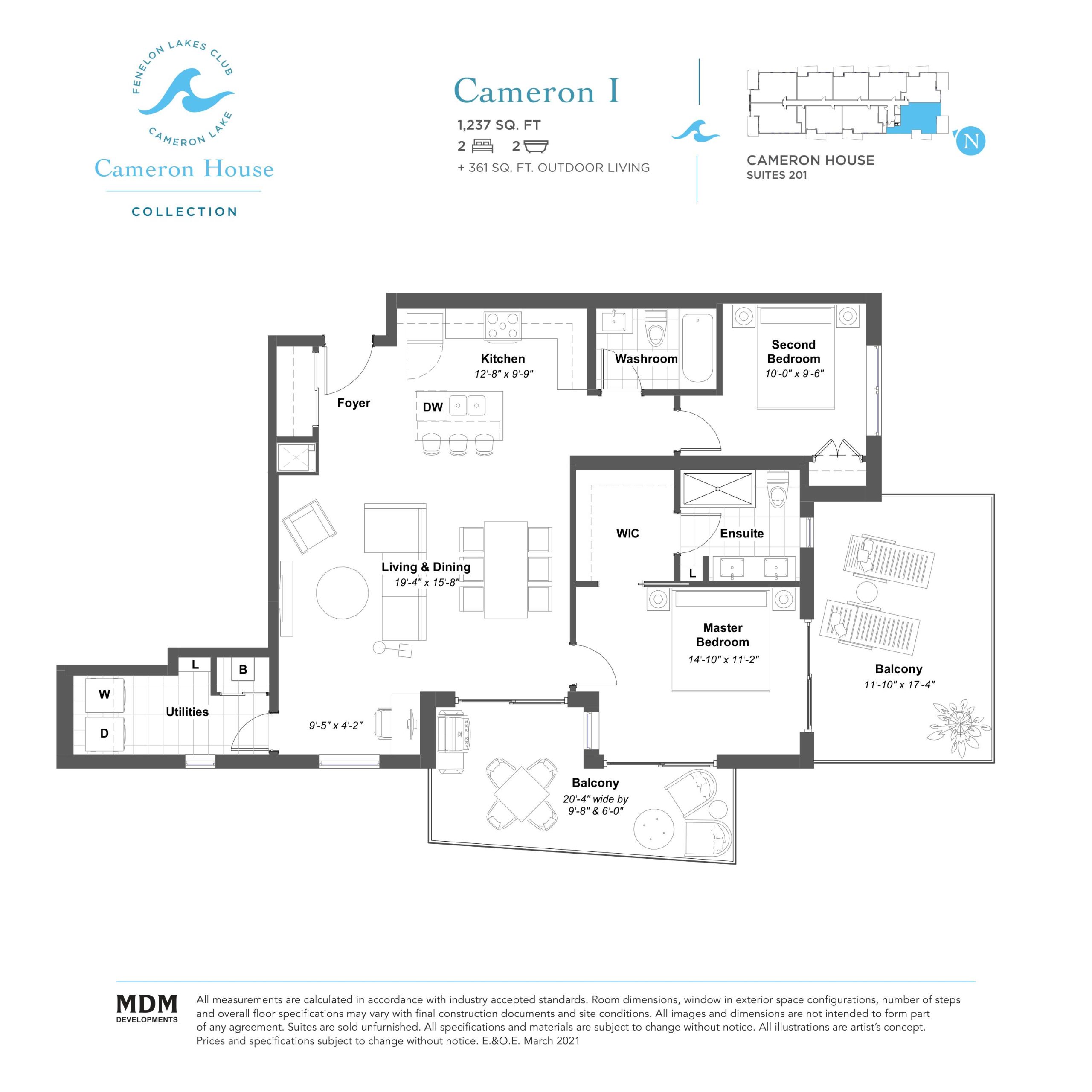 Cameron I floor plan