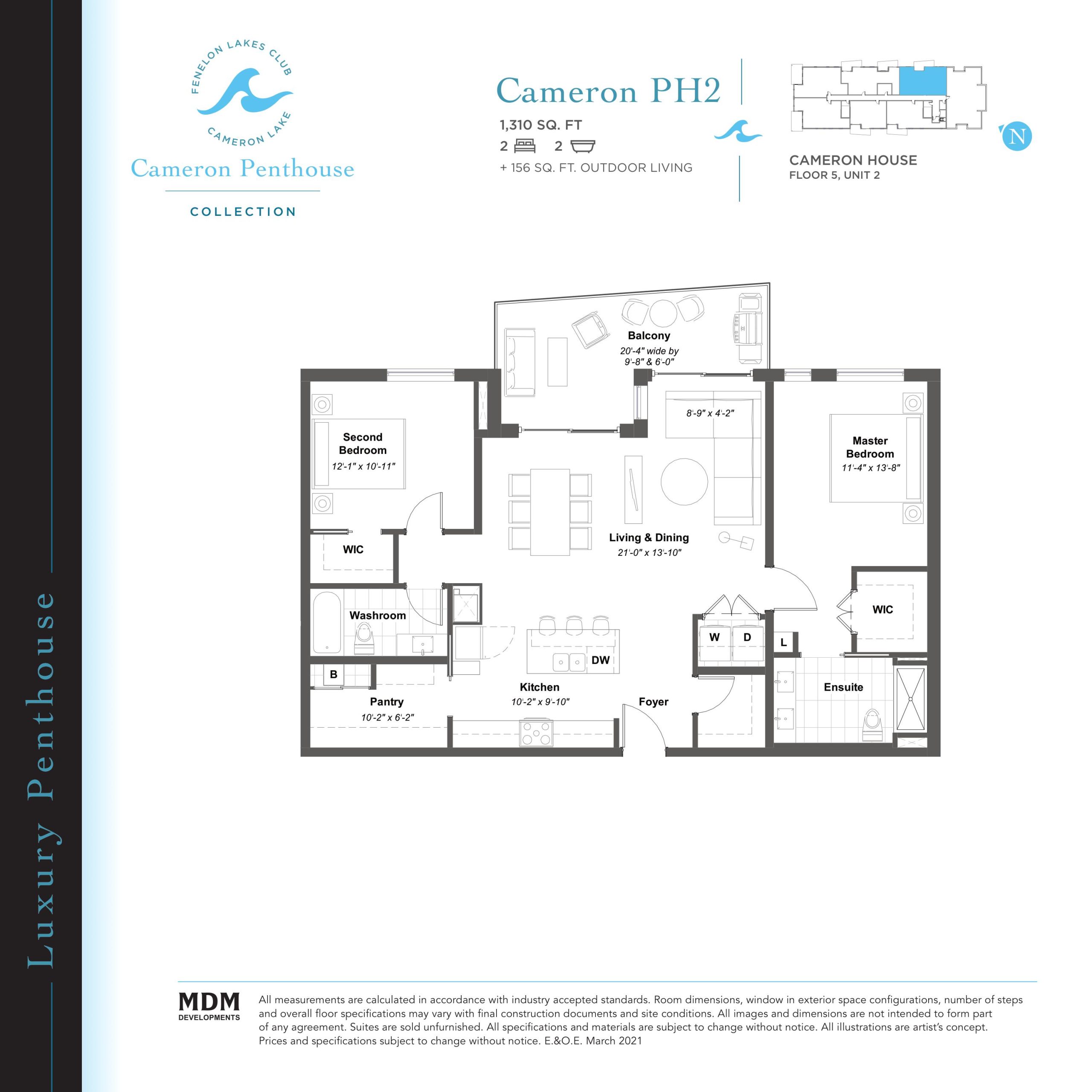 Cameron PH2 floor plan