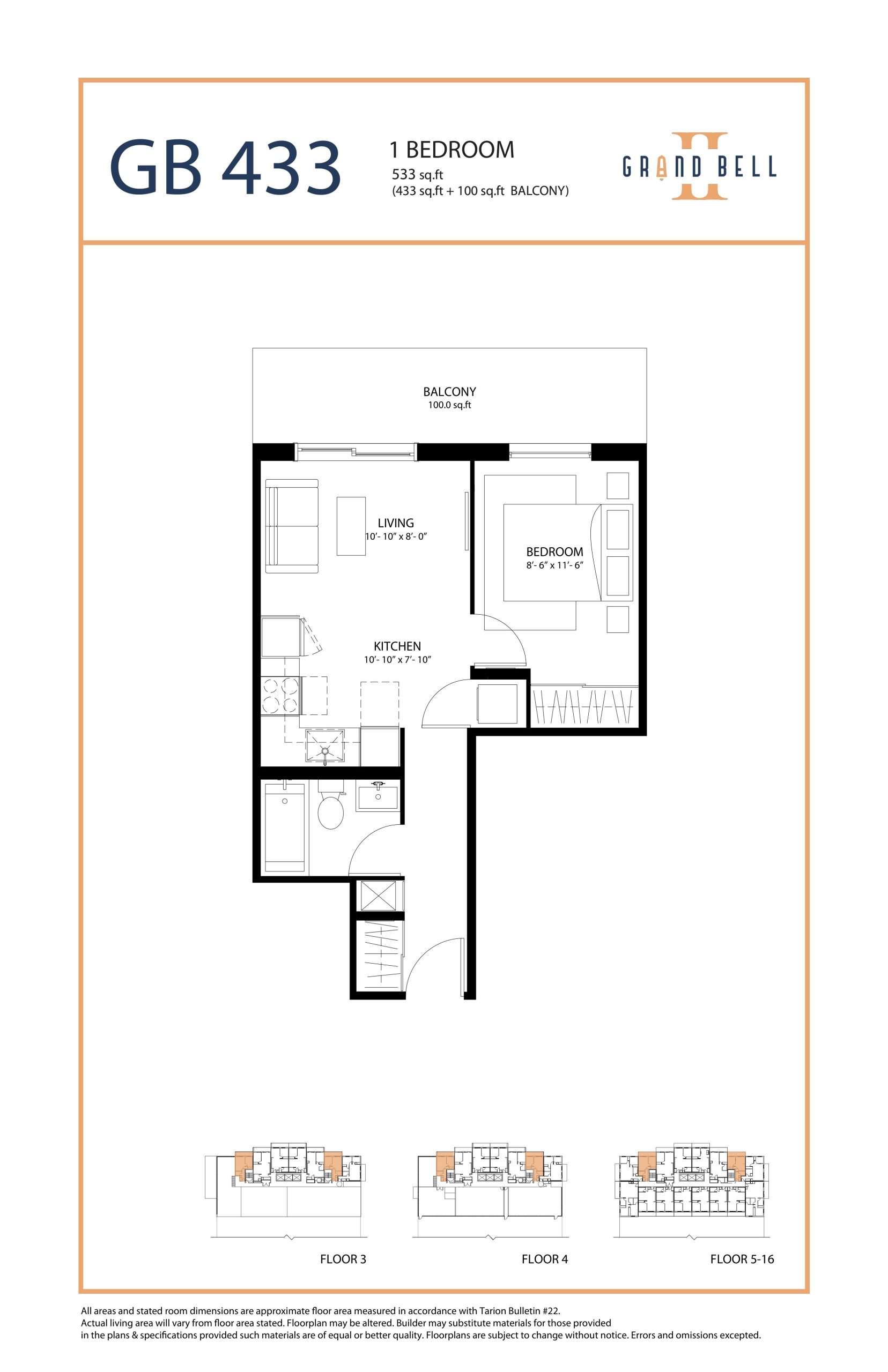 GB 433 floor plan
