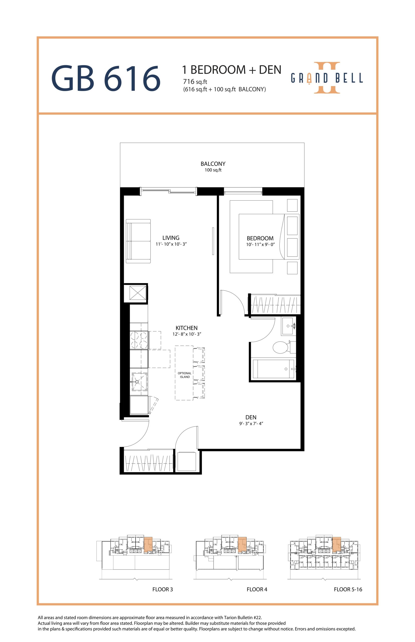 GB 616 floor plan