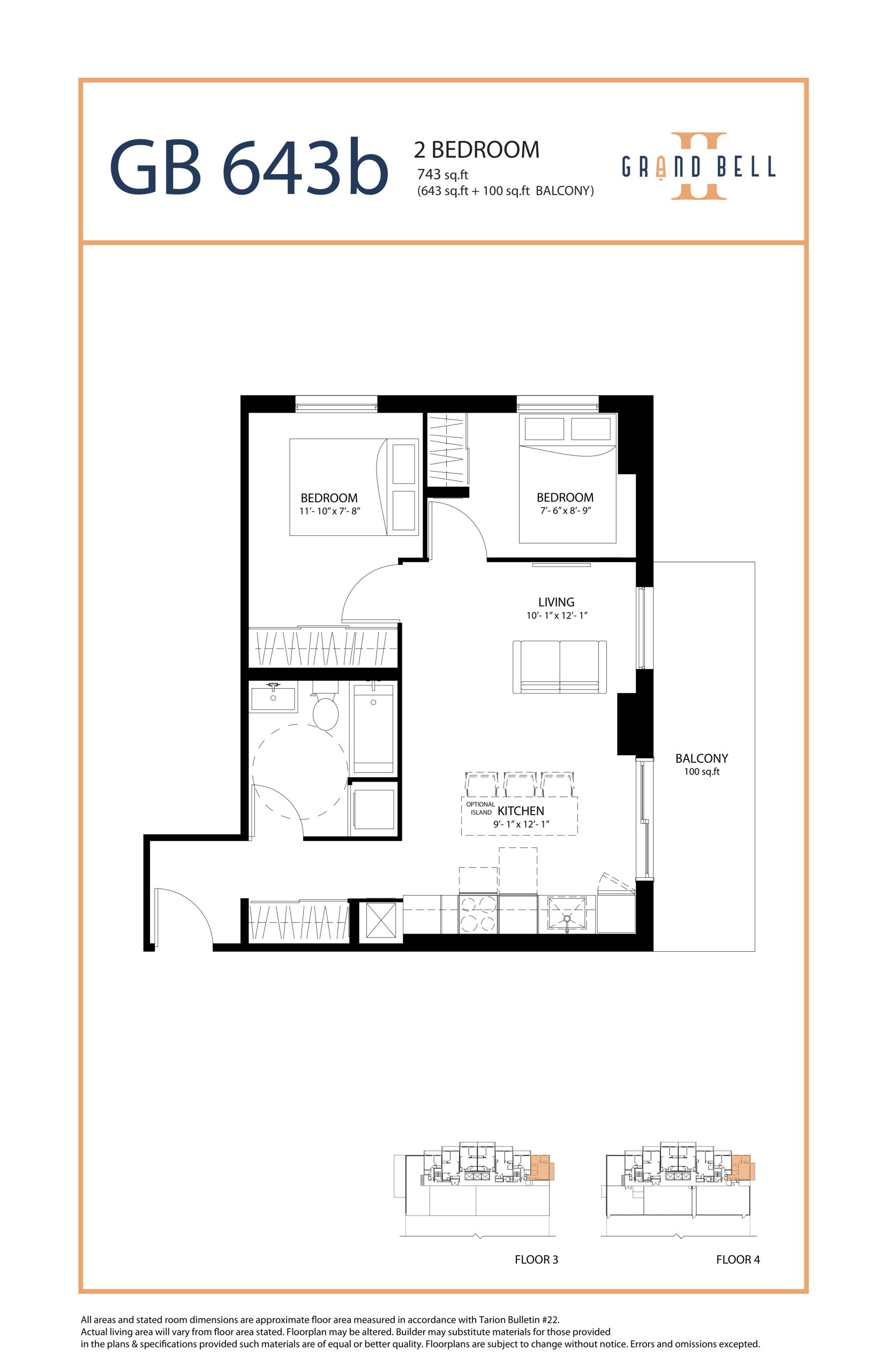 GB 643b floor plan