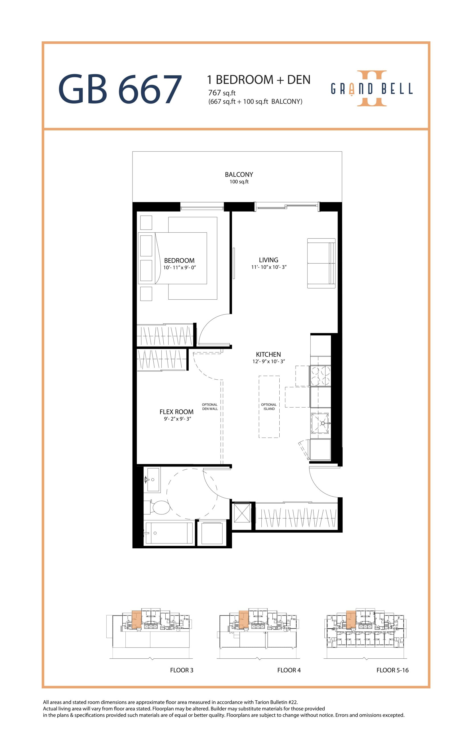 GB 667 floor plan