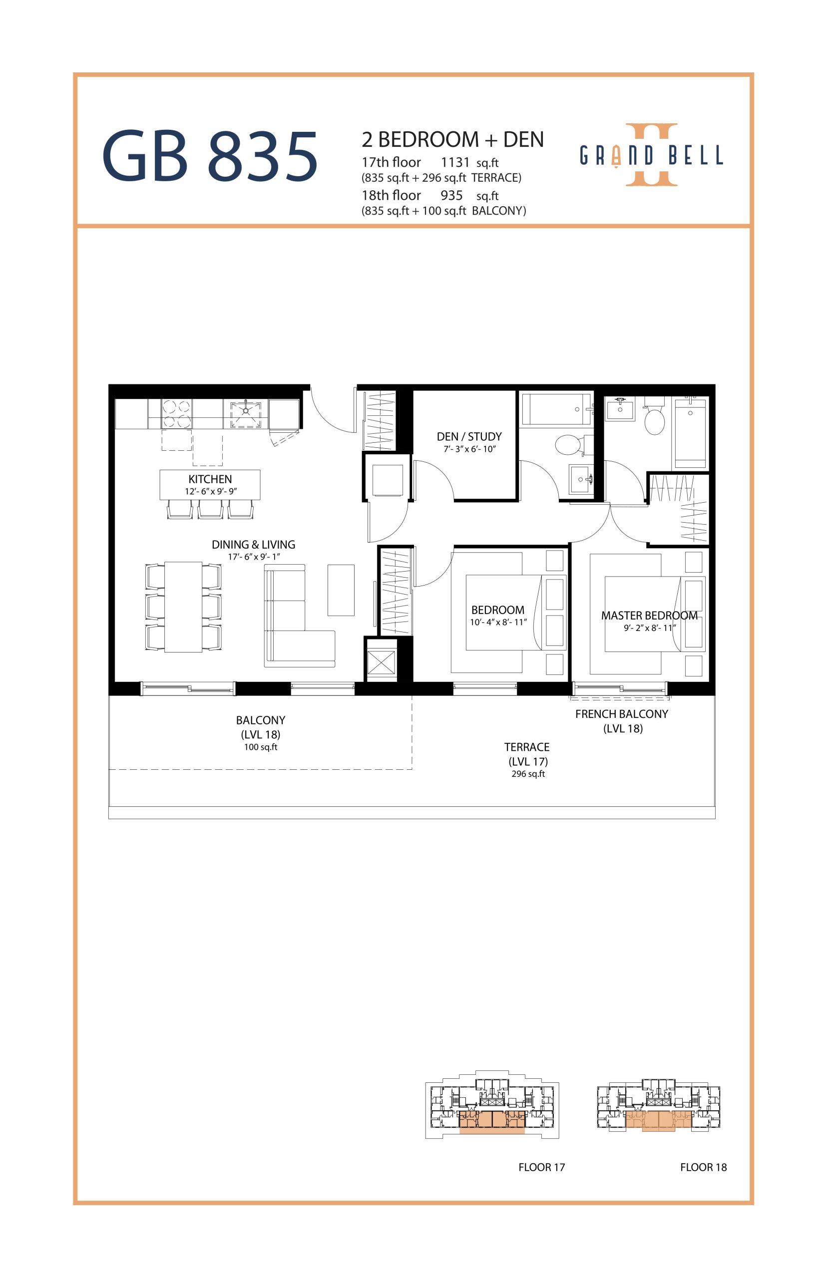GB 835 floor plan