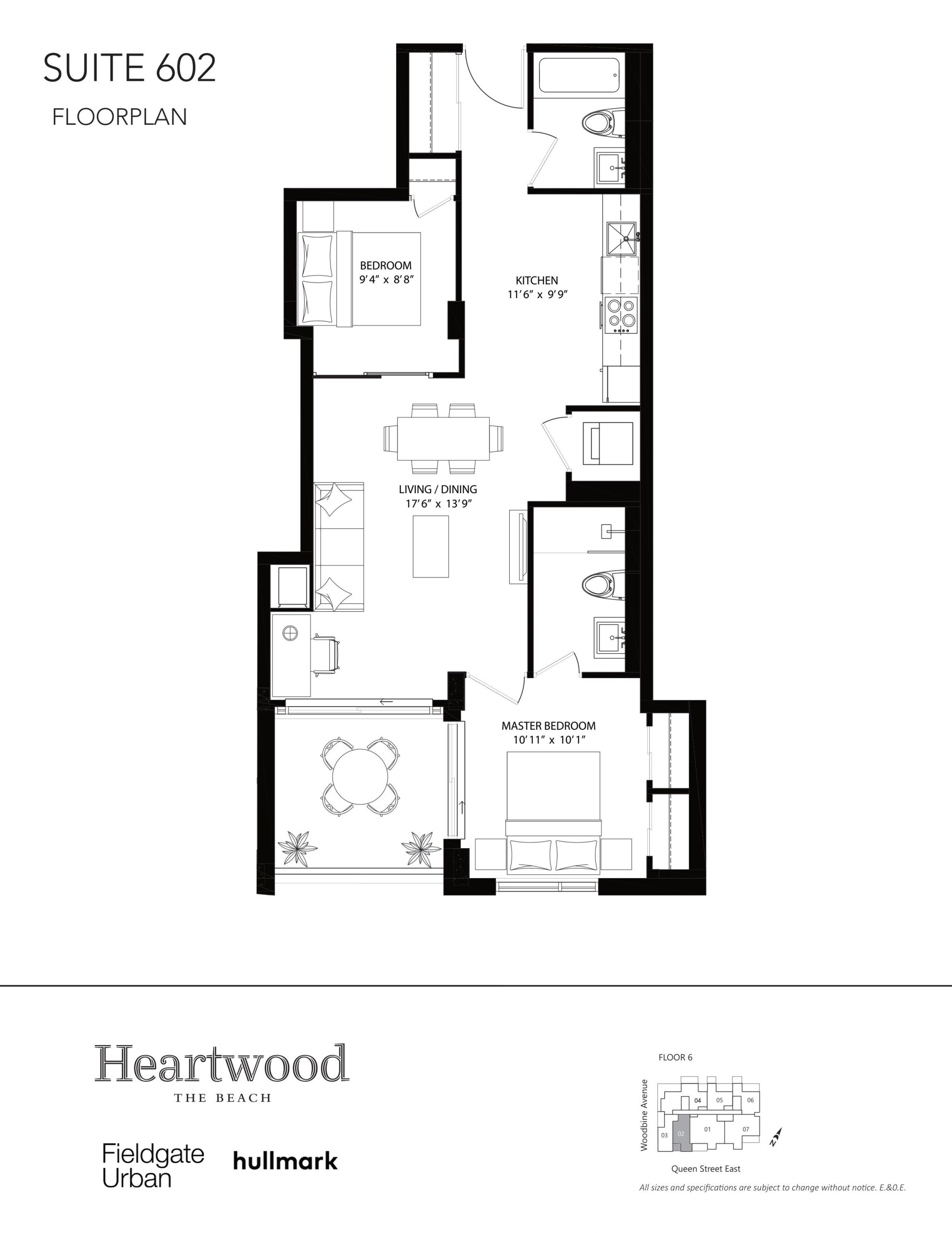 Suite 602 floor plan