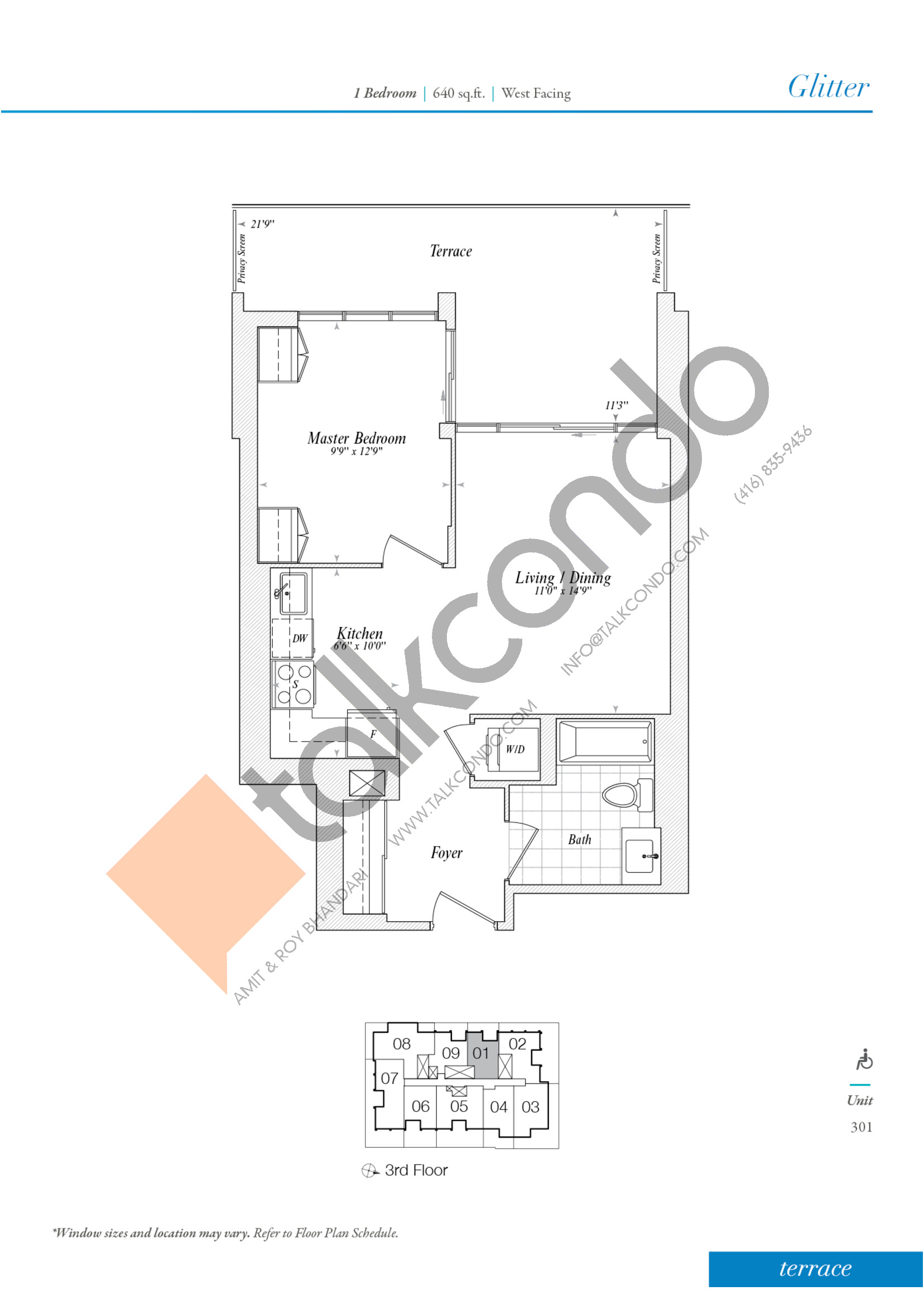 Glitter floor plan