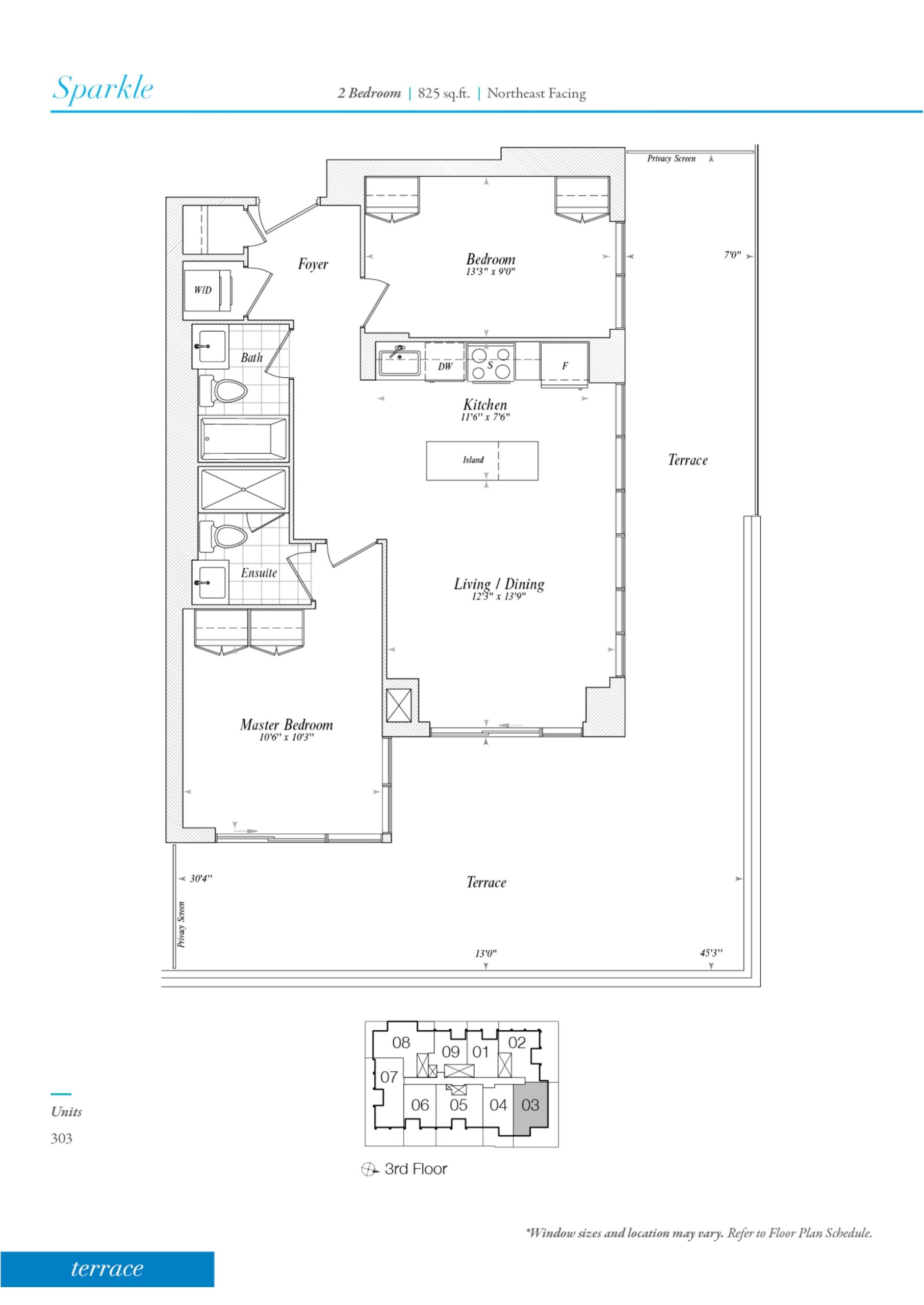 Sparkle (Terrace) floor plan