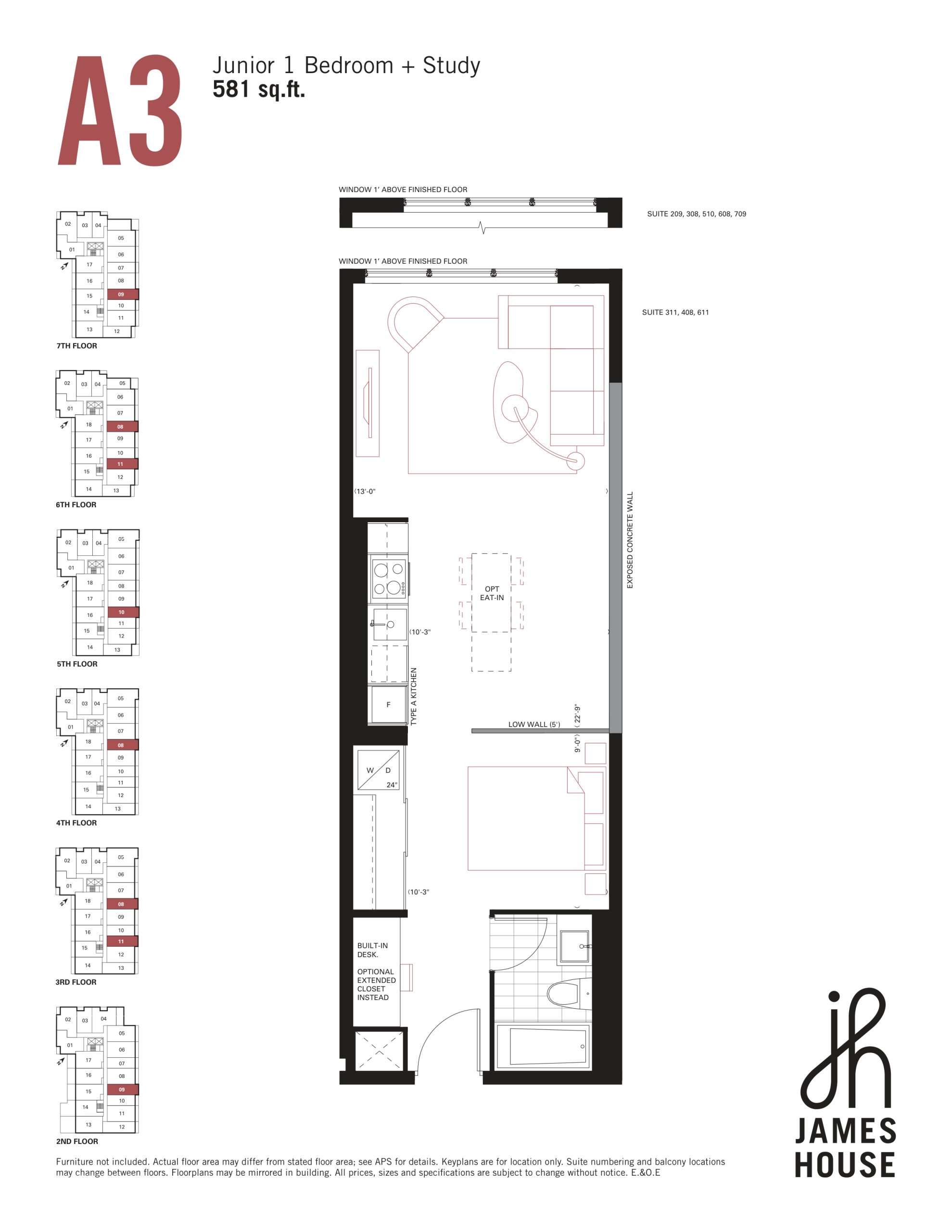 A3 floor plan