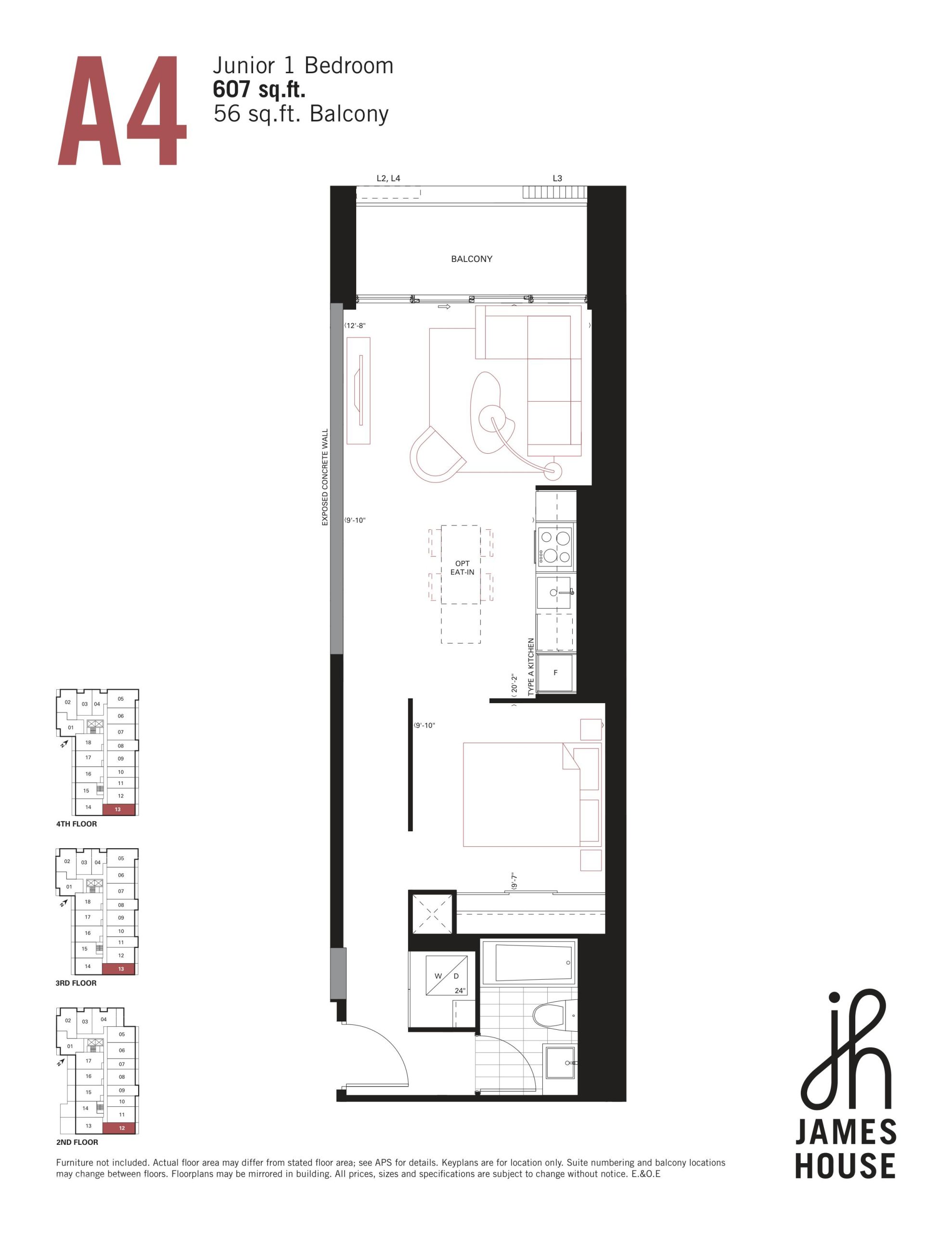 A4 floor plan