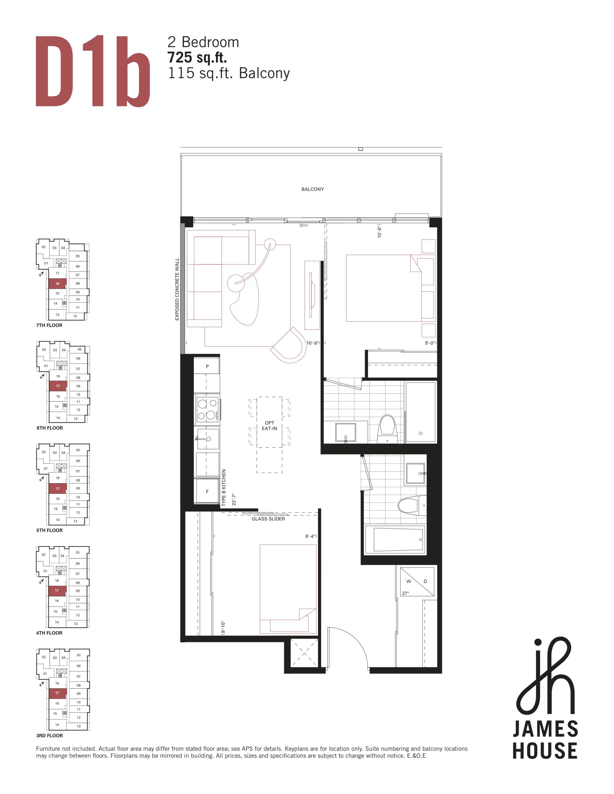 D1b floor plan