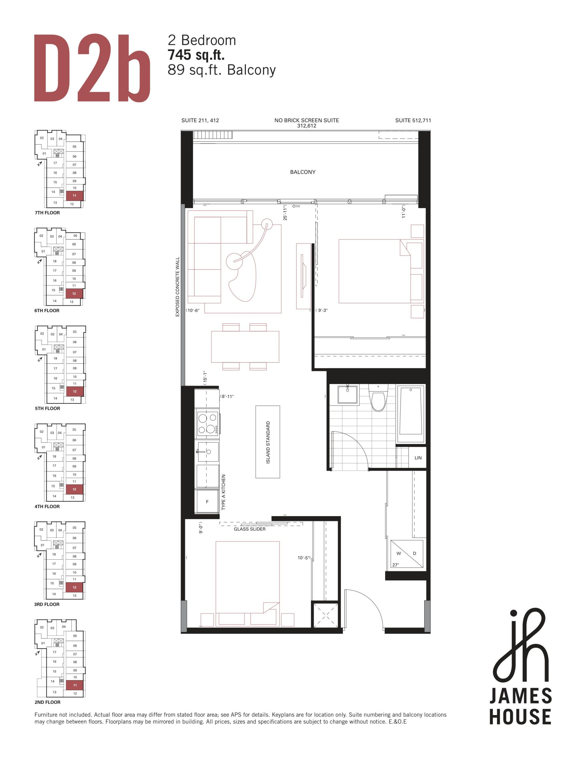 D2b floor plan