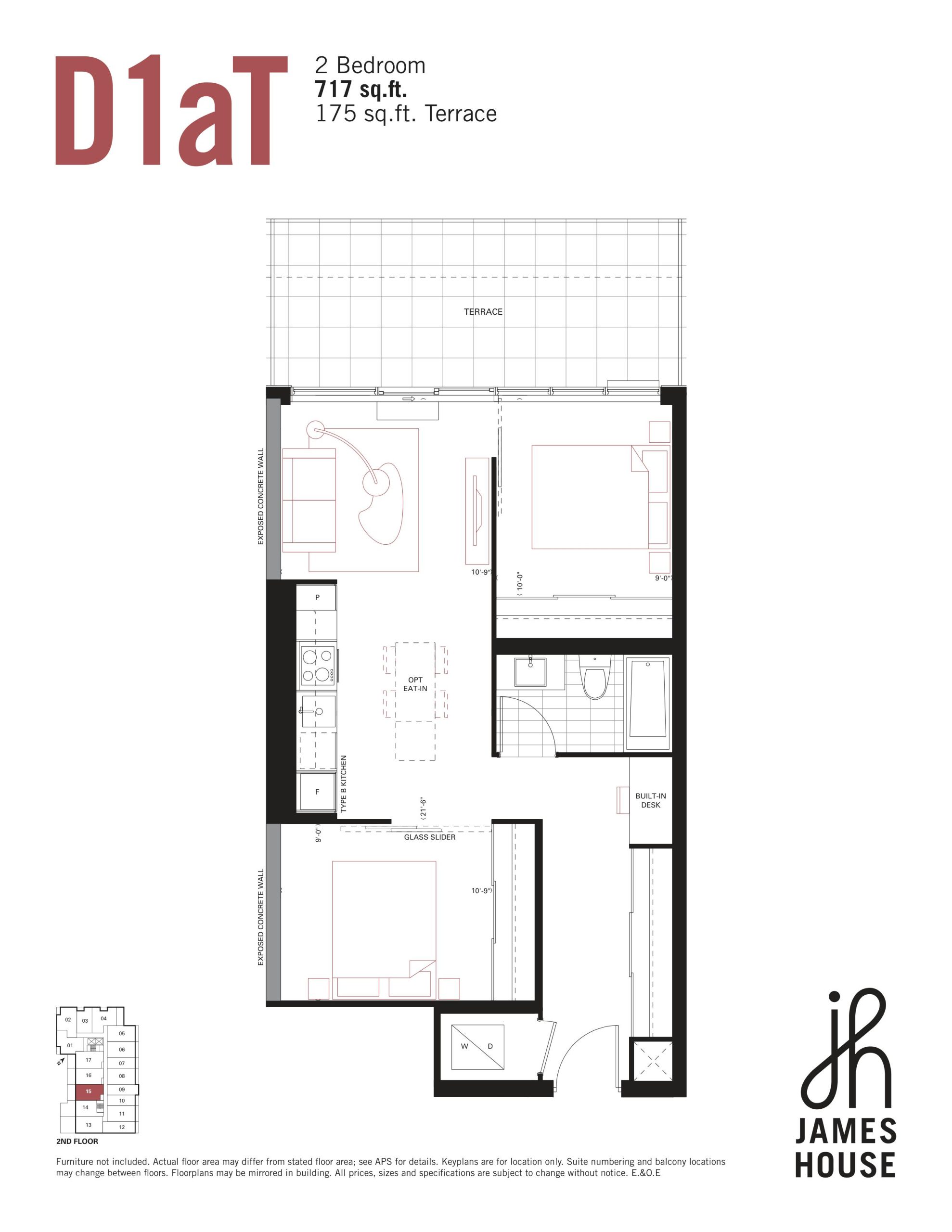 D1aT floor plan